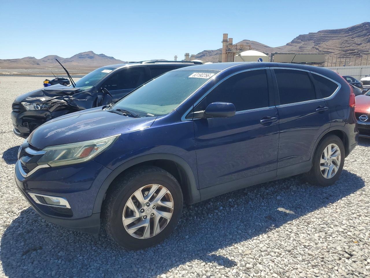 2015 Honda Cr-v Ex Blue vin: 5J6RM3H57FL003699