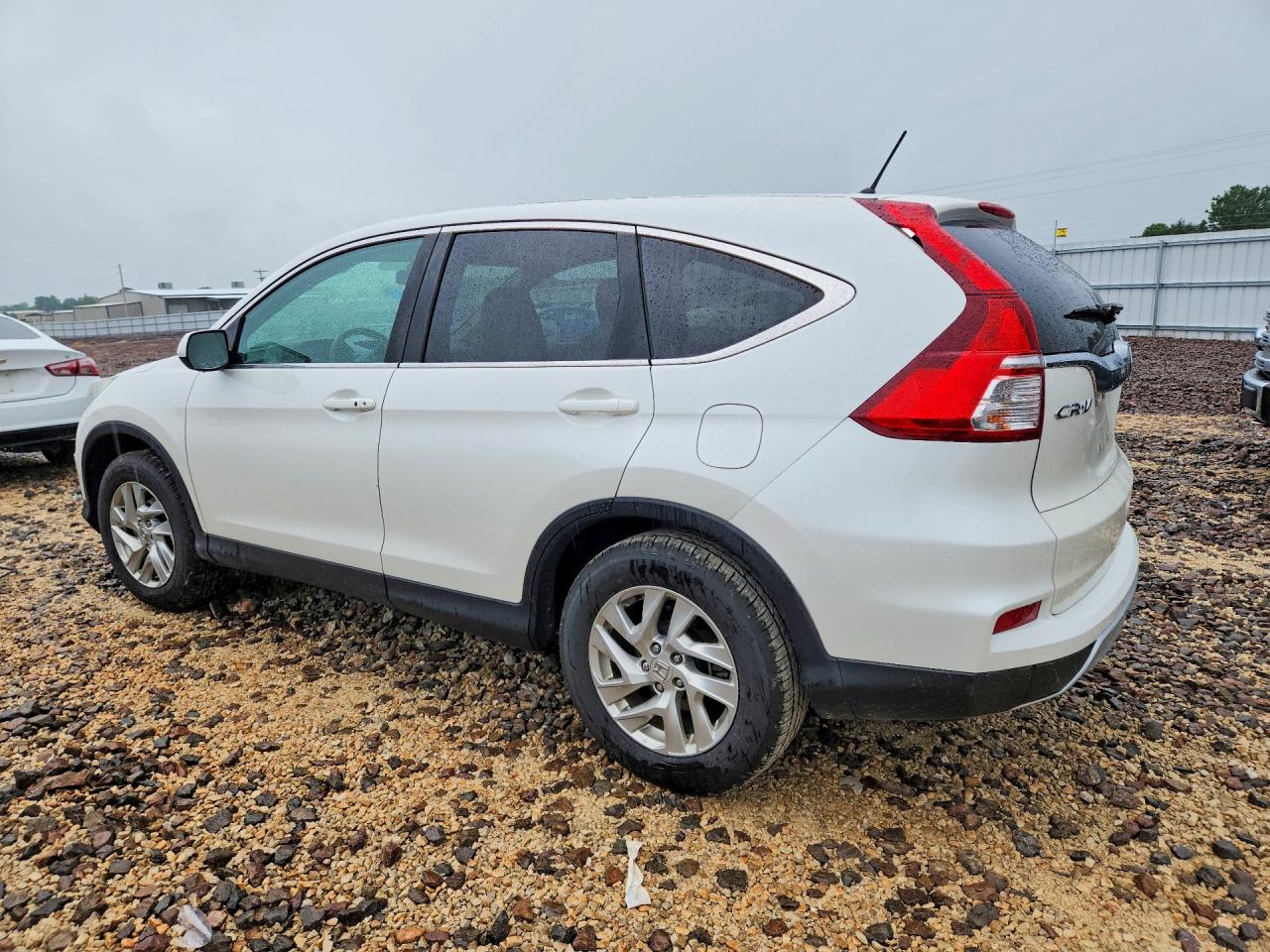 2015 Honda Cr-v Ex White vin: 5J6RM3H57FL004254
