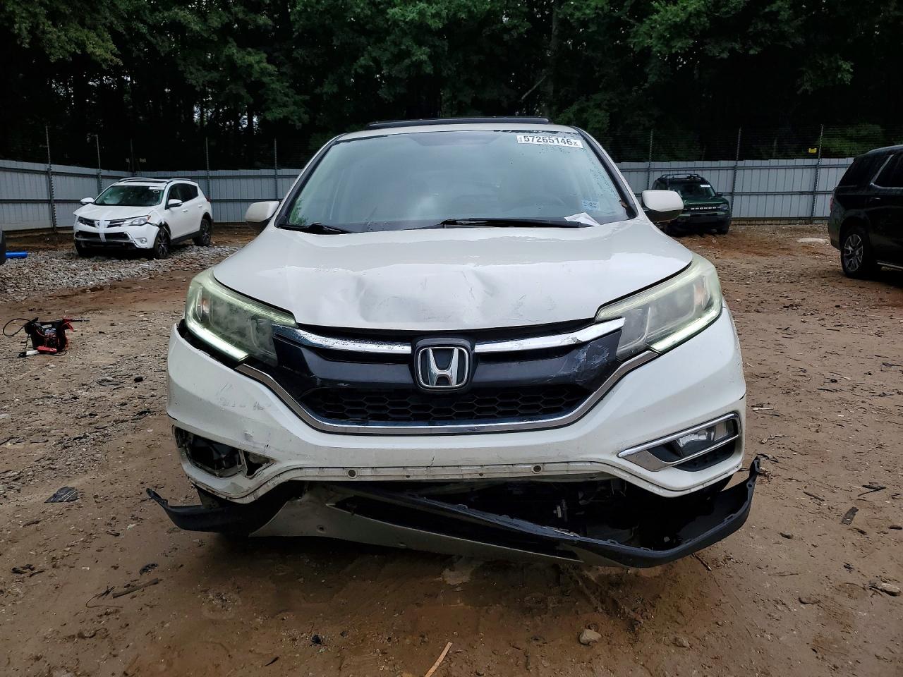 2015 Honda Cr-v Ex Белый vin: 5J6RM3H57FL013228