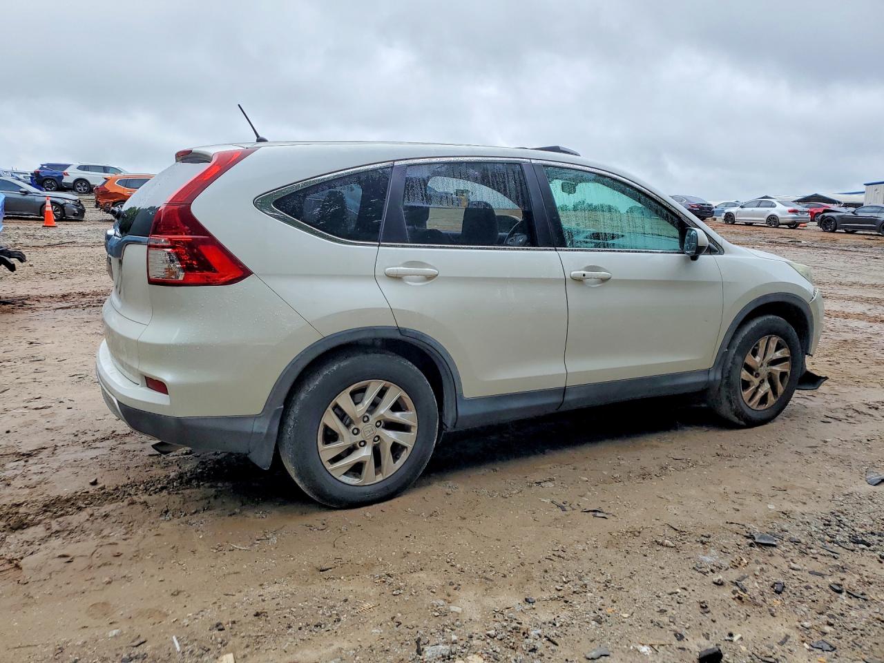 2015 Honda Cr-v Ex Белый vin: 5J6RM3H57FL013228