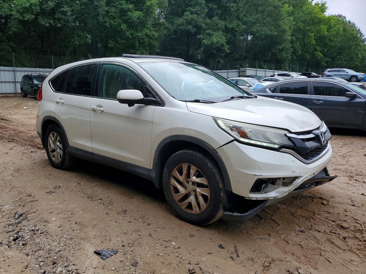 2015 Honda Cr-v Ex Белый vin: 5J6RM3H57FL013228
