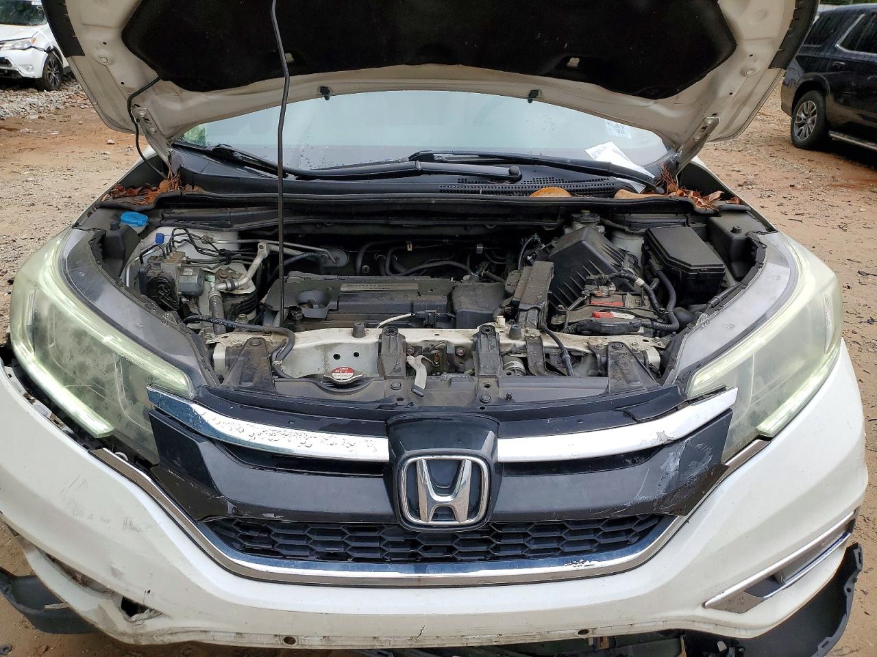 2015 Honda Cr-v Ex Белый vin: 5J6RM3H57FL013228