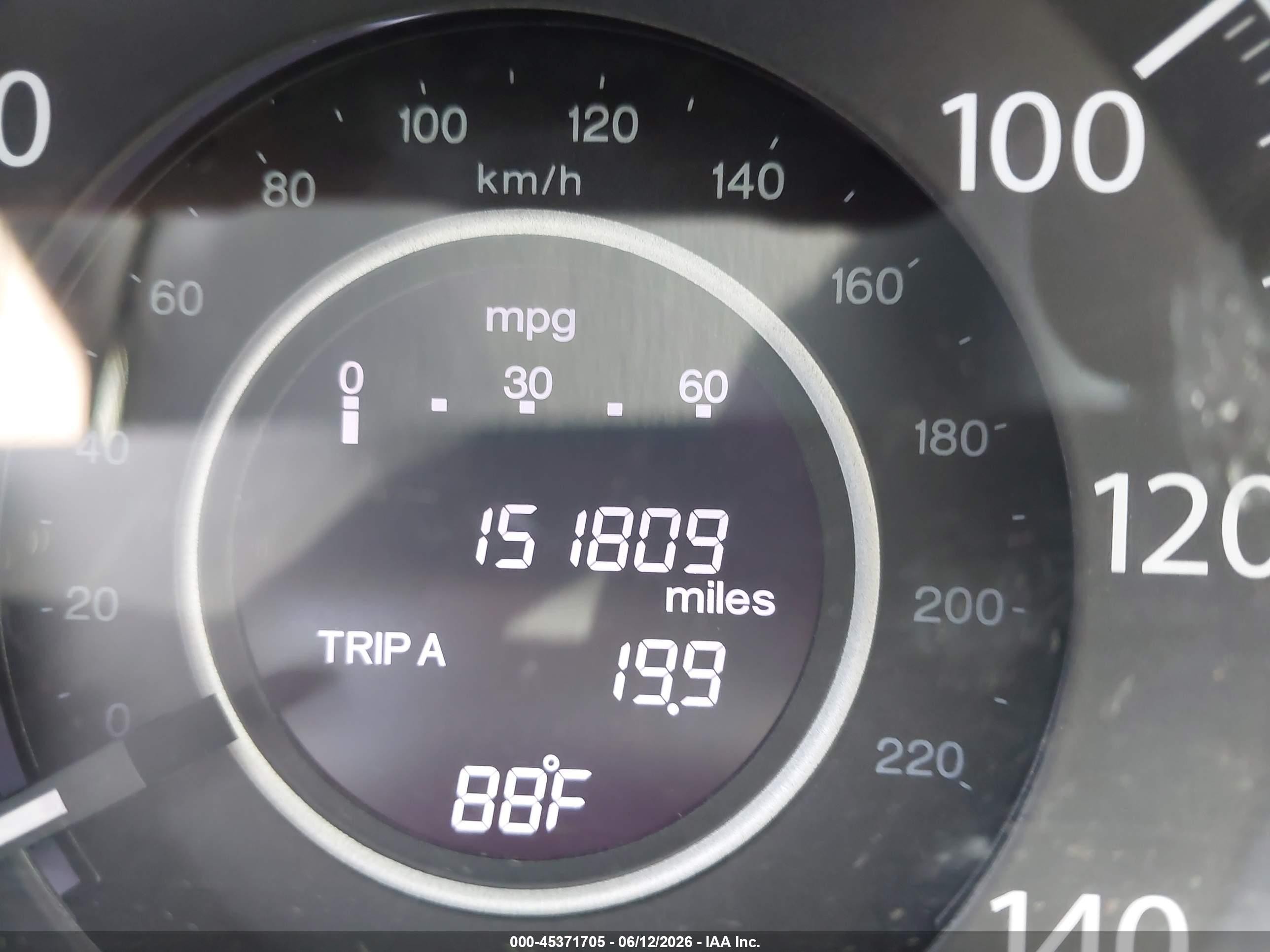 2012 Honda Cr-v Ex Gray vin: 5J6RM3H58CL016571