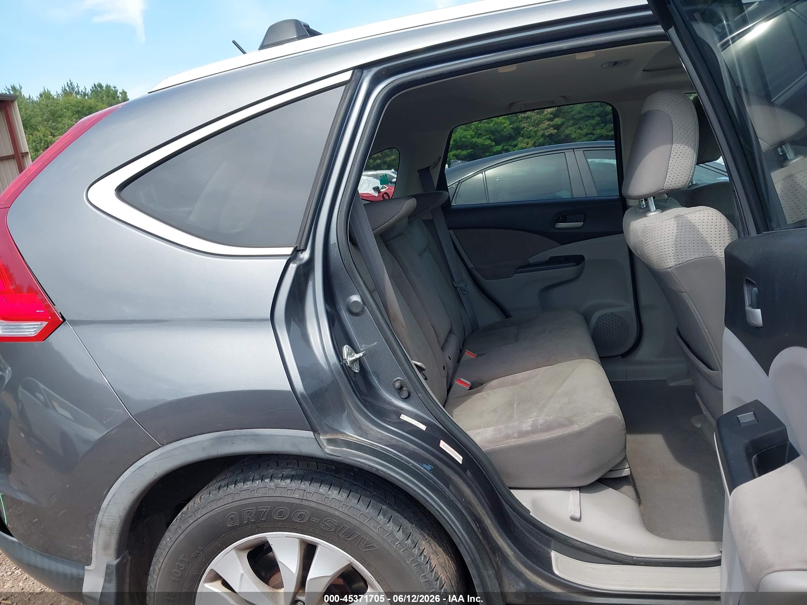 2012 Honda Cr-v Ex Gray vin: 5J6RM3H58CL016571