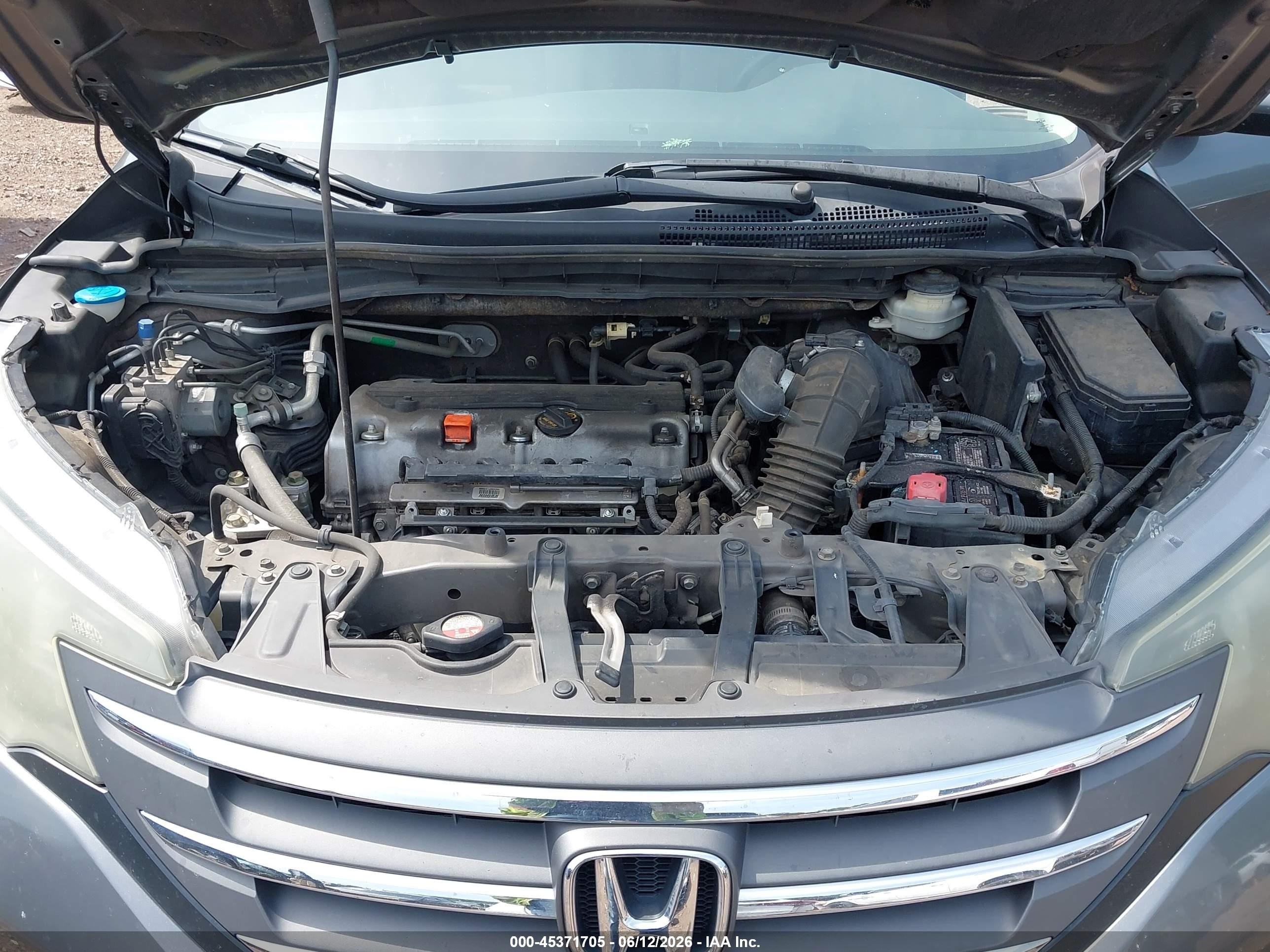 2012 Honda Cr-v Ex Gray vin: 5J6RM3H58CL016571