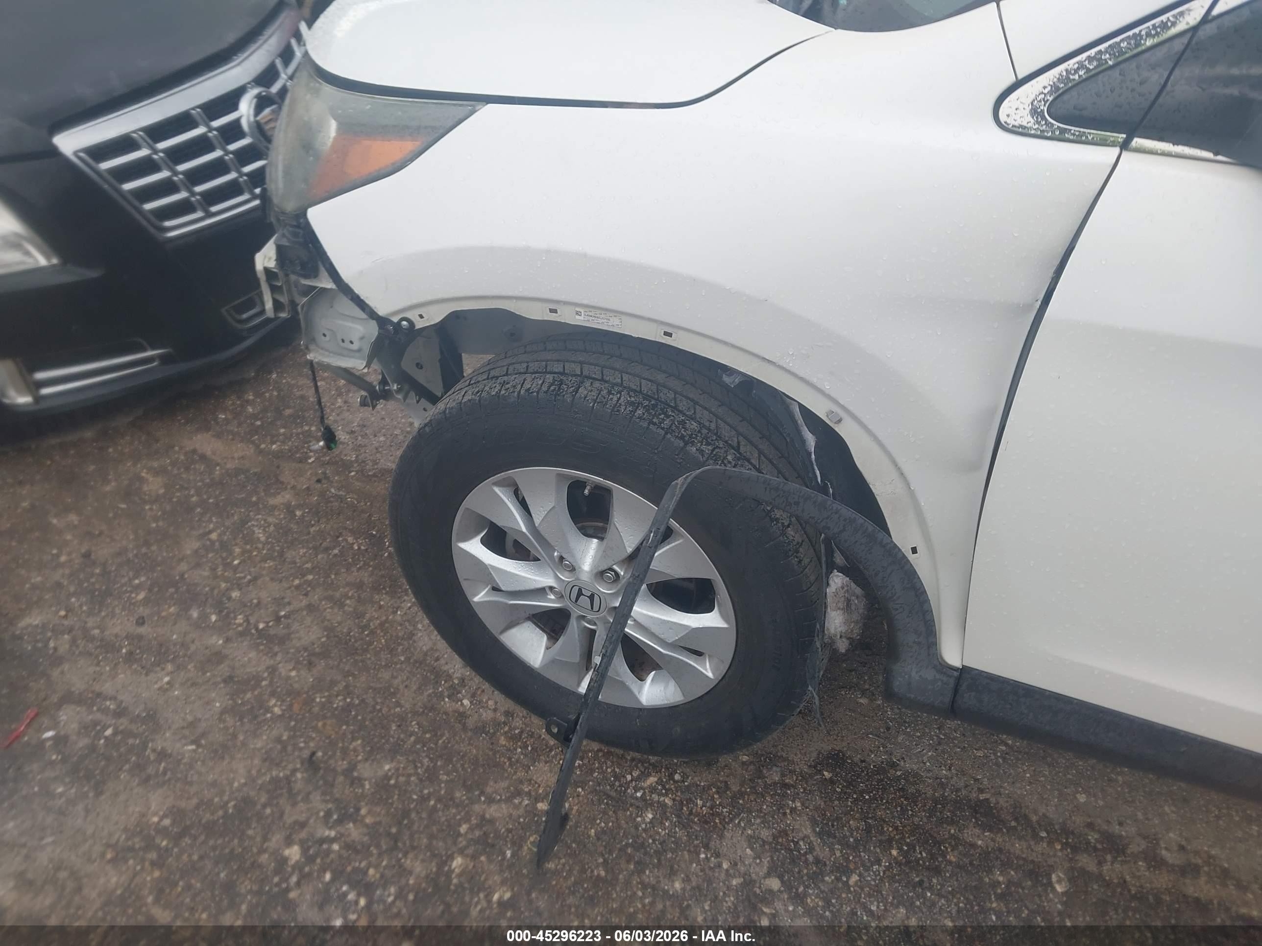 2013 Honda Cr-v Ex White vin: 5J6RM3H58DL037292