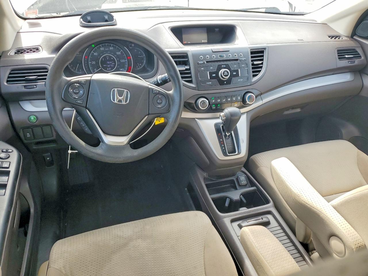 2013 Honda Cr-v Ex White vin: 5J6RM3H58DL043593