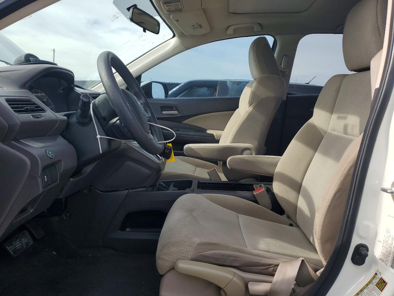2013 Honda Cr-v Ex White vin: 5J6RM3H58DL043593