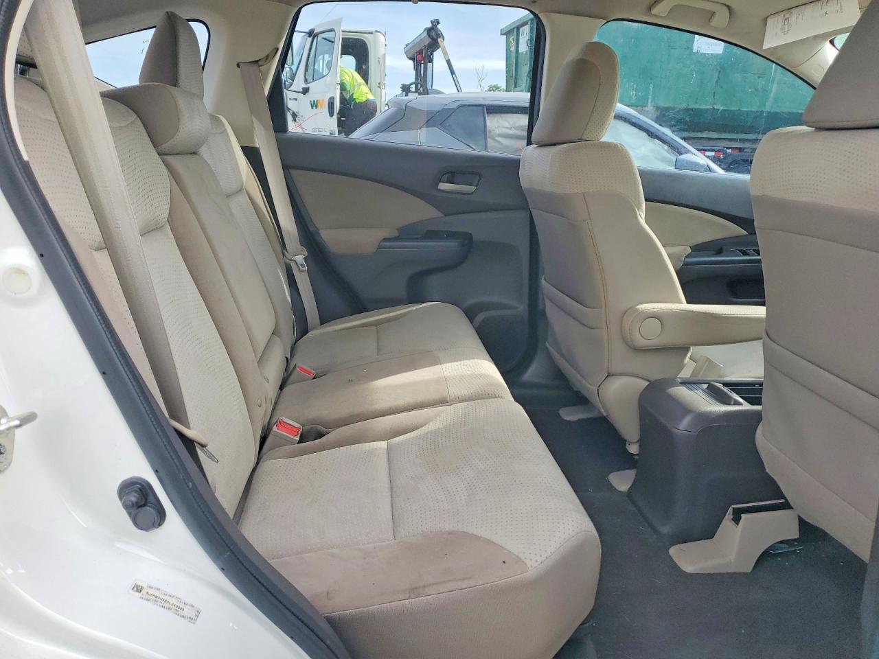 2013 Honda Cr-v Ex White vin: 5J6RM3H58DL043593