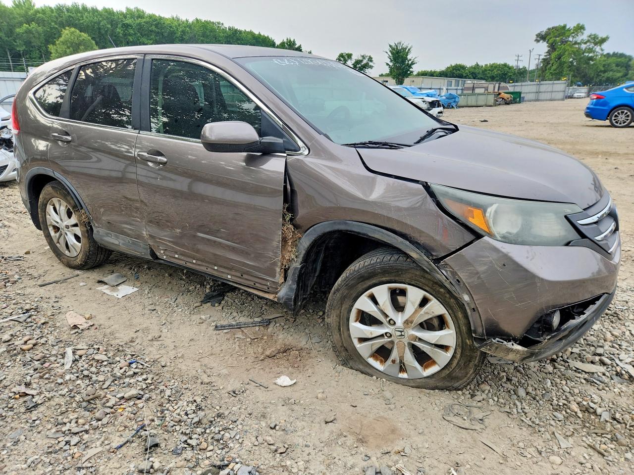 2013 Honda Cr-v Ex Серый vin: 5J6RM3H58DL049314