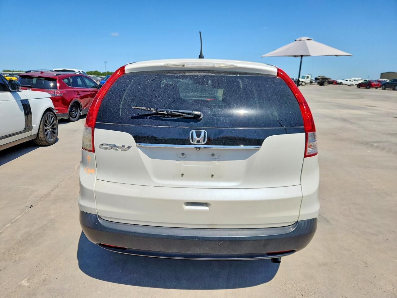 2014 Honda Cr-v Ex White vin: 5J6RM3H58EL006724