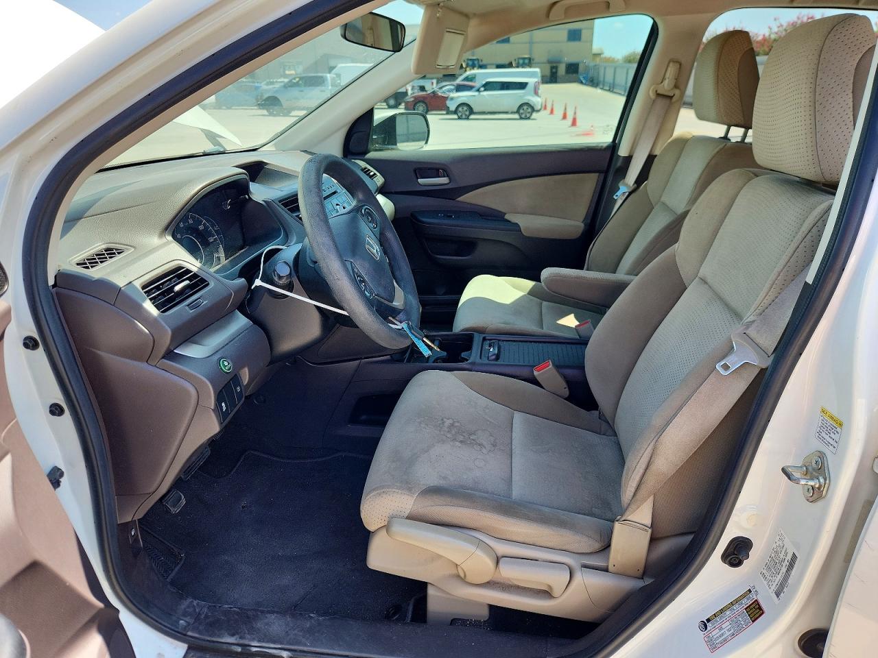 2014 Honda Cr-v Ex White vin: 5J6RM3H58EL006724