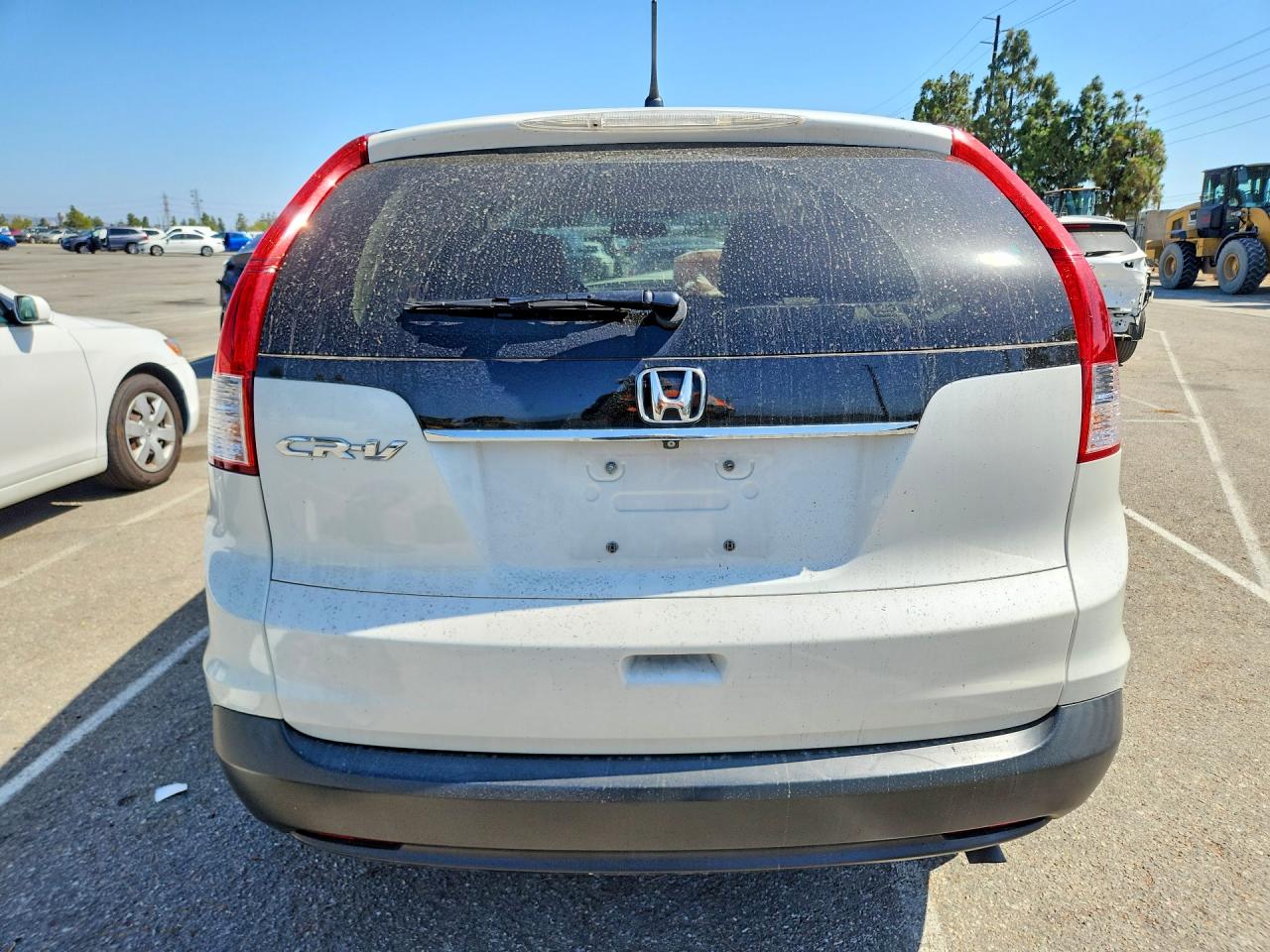 2014 Honda Cr-v Ex White vin: 5J6RM3H58EL007226