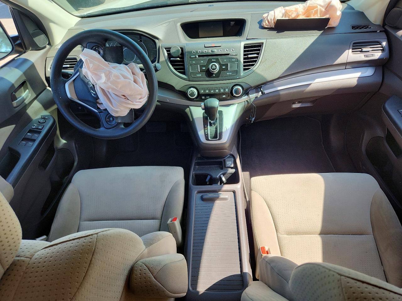 2014 Honda Cr-v Ex White vin: 5J6RM3H58EL007226