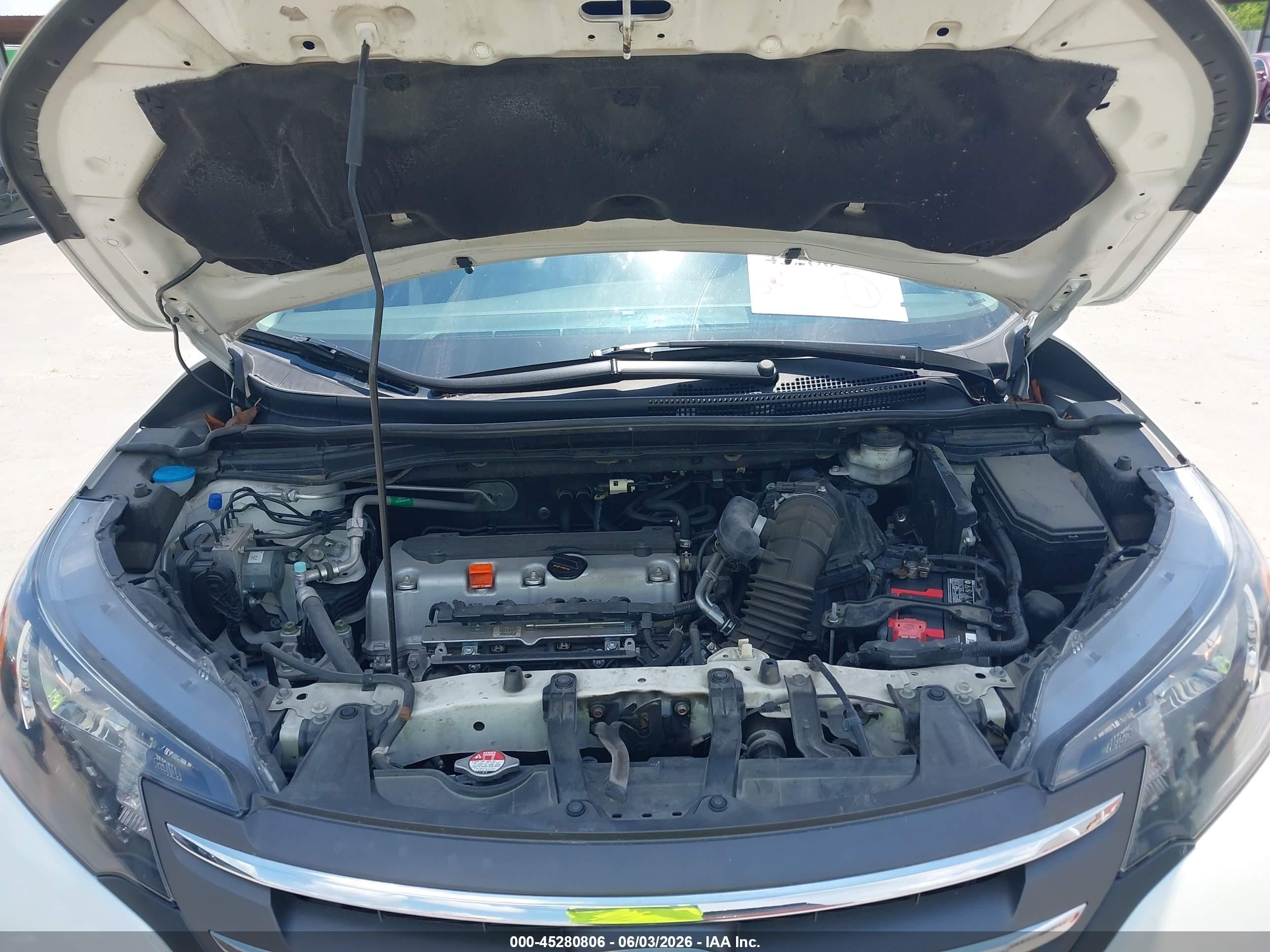2014 Honda Cr-v Ex White vin: 5J6RM3H58EL045183