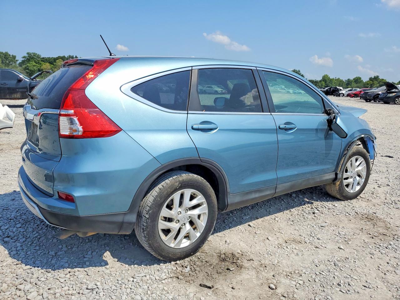 2015 Honda Cr-v Ex Turquoise vin: 5J6RM3H58FL027347