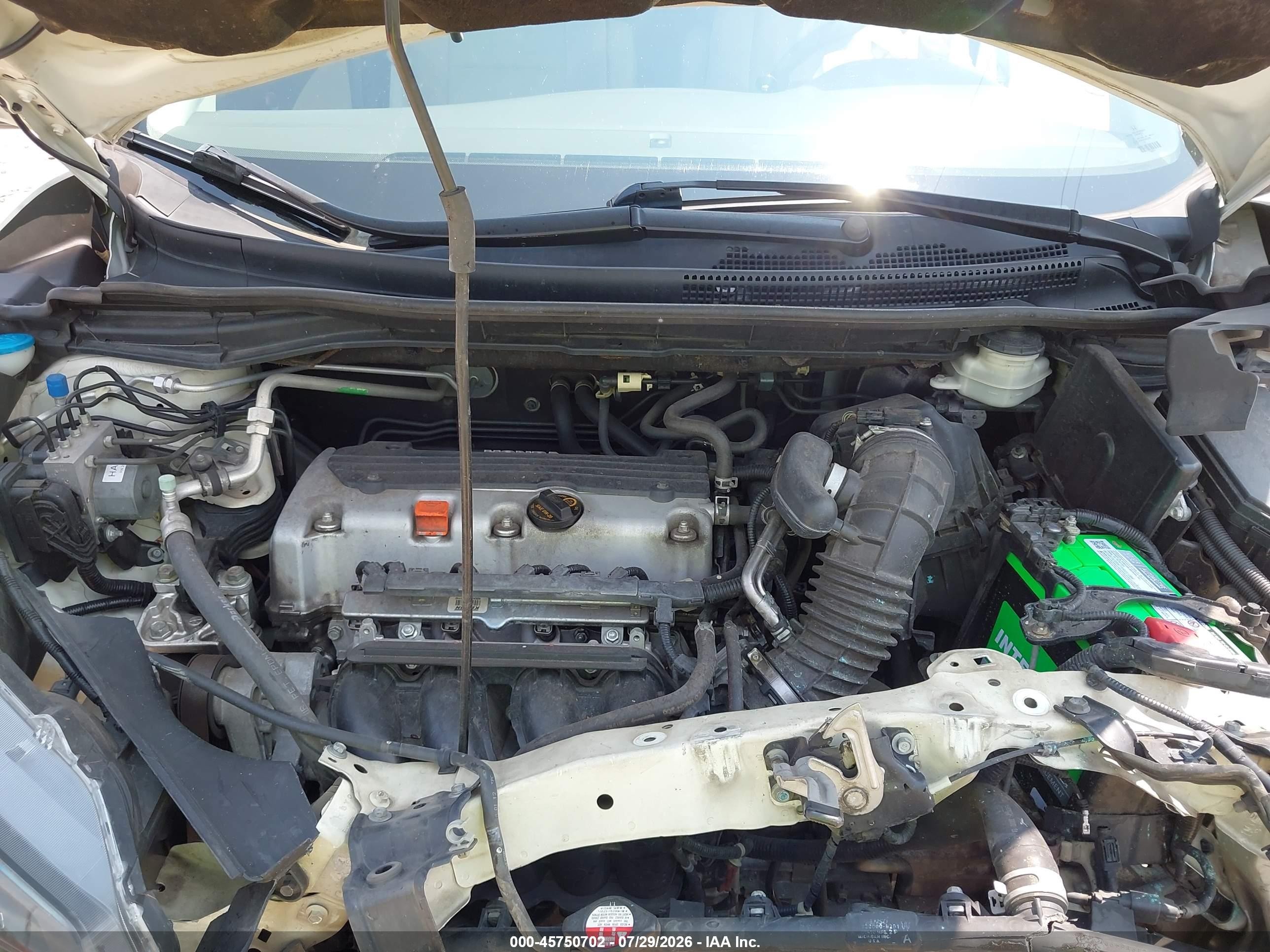 2012 Honda Cr-v Ex Белый vin: 5J6RM3H59CL015395