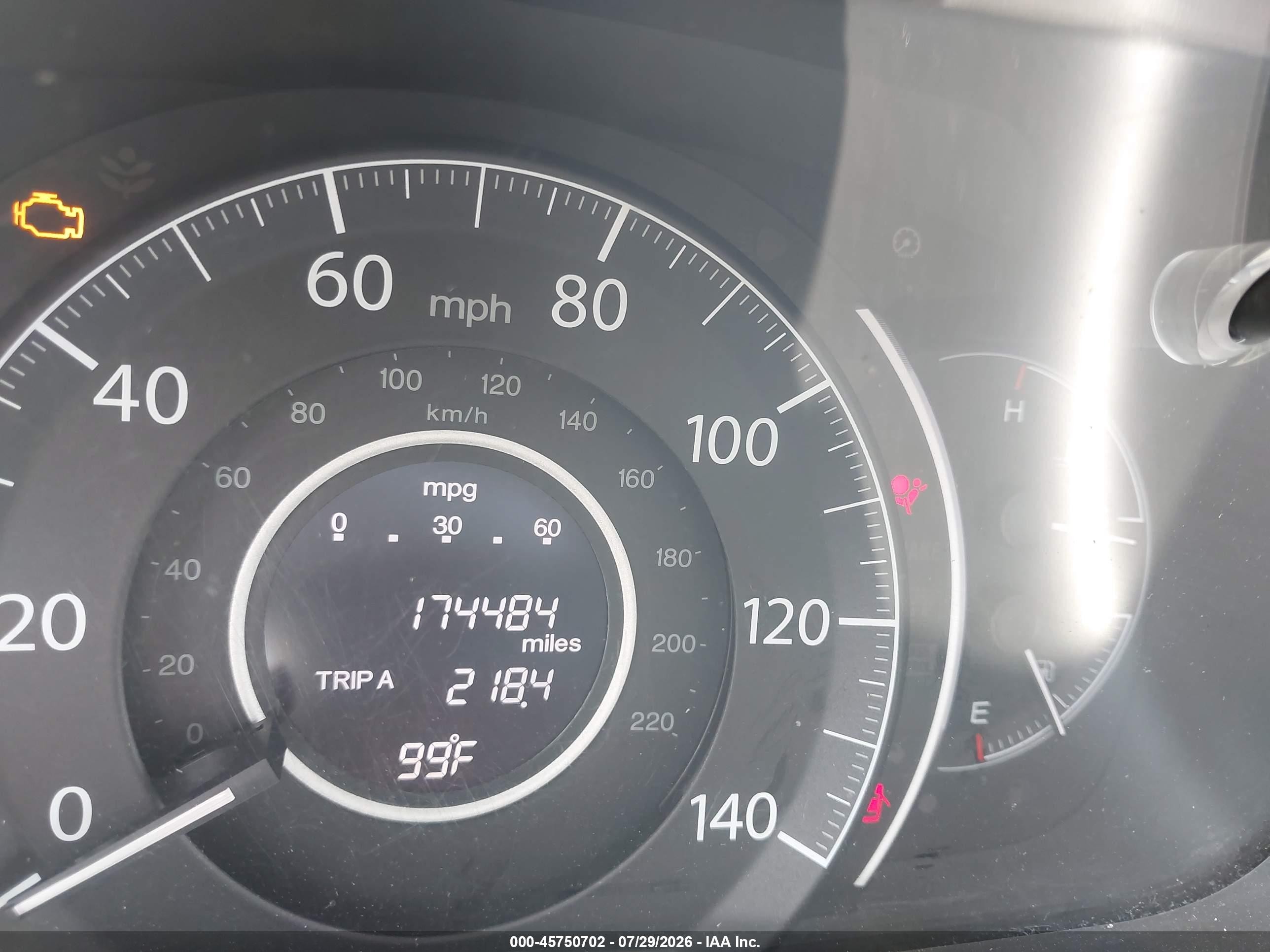 2012 Honda Cr-v Ex Белый vin: 5J6RM3H59CL015395