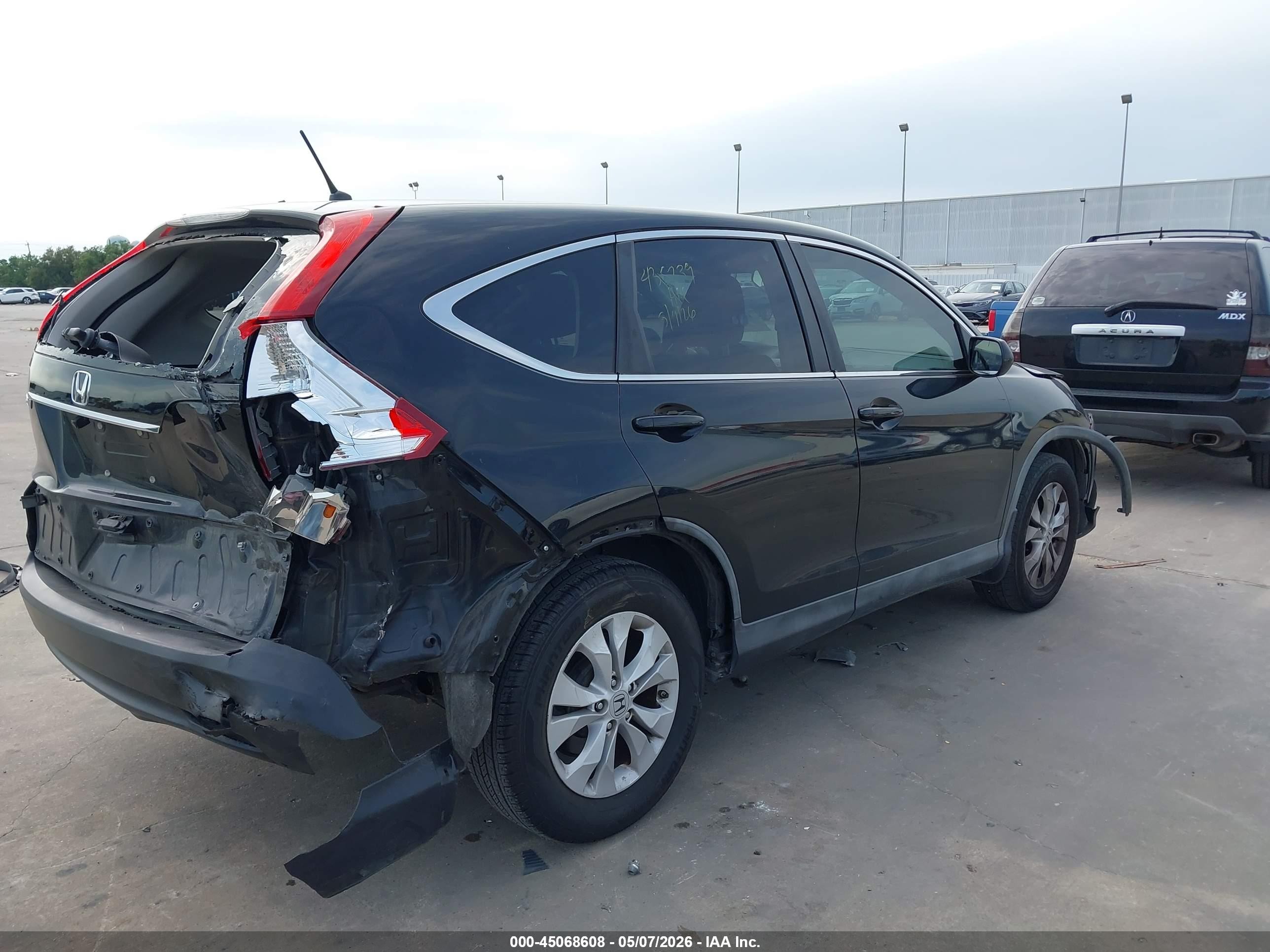 2012 Honda Cr-v Ex Black vin: 5J6RM3H59CL023254