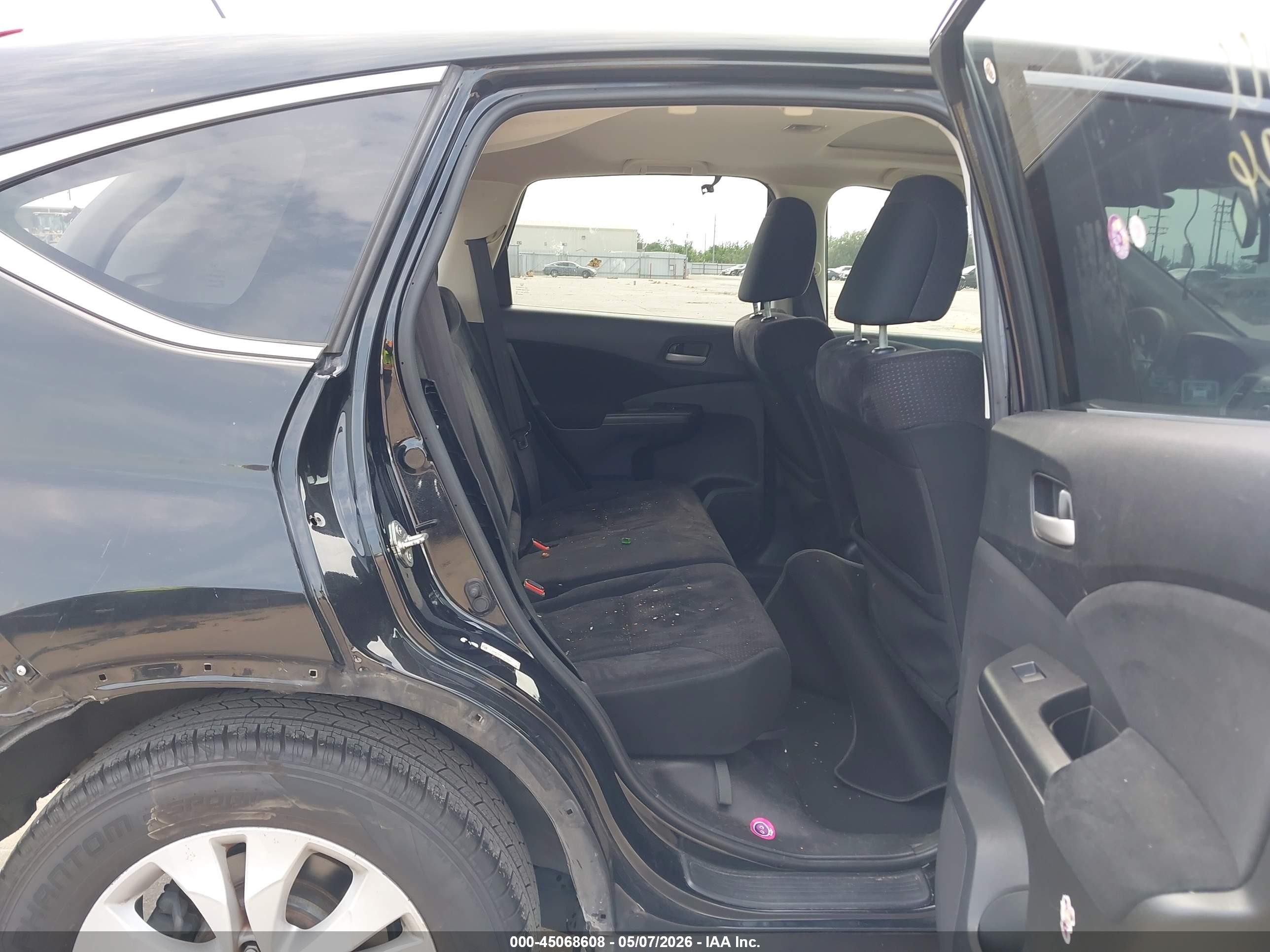 2012 Honda Cr-v Ex Black vin: 5J6RM3H59CL023254