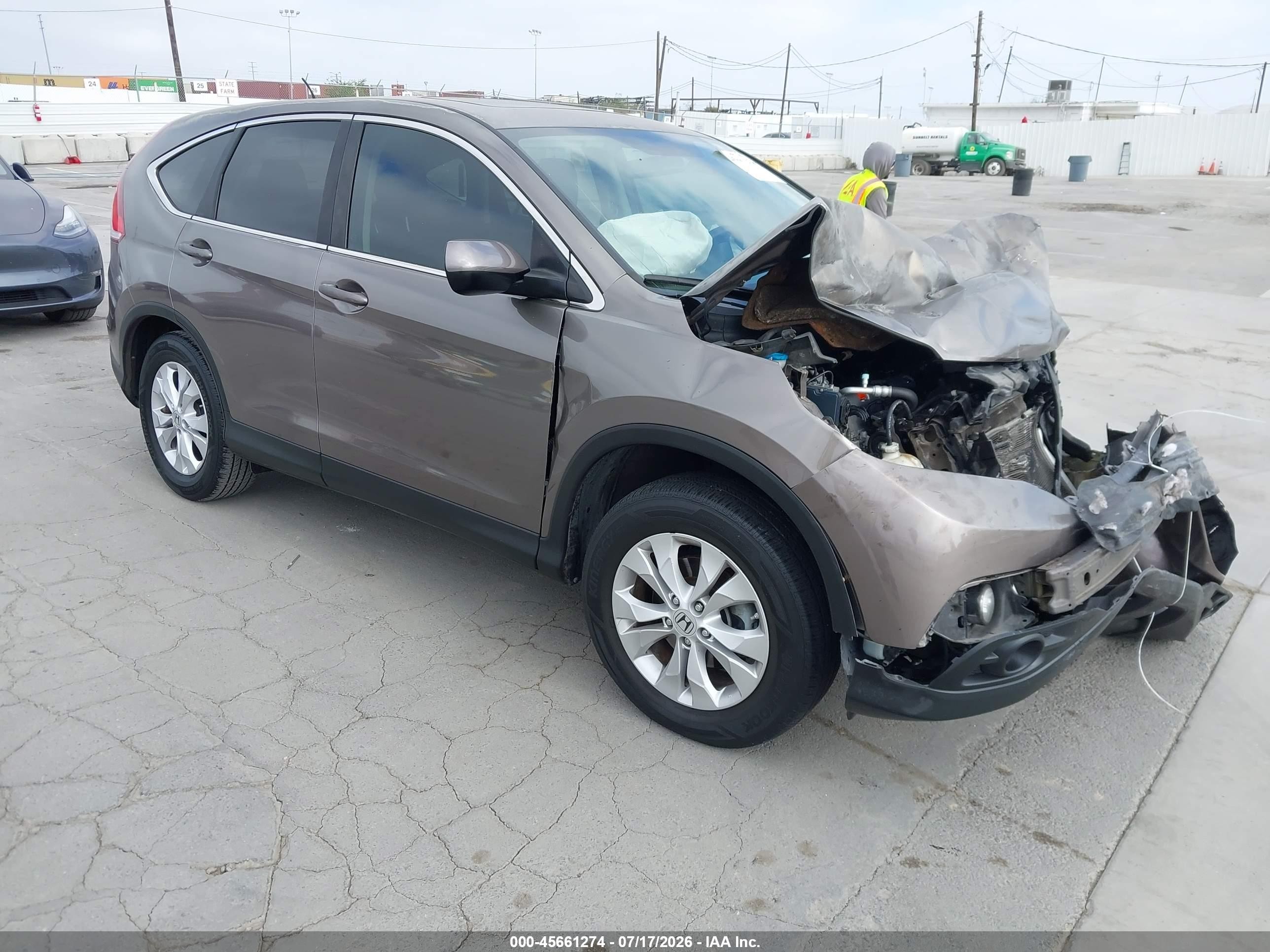 2012 Honda Cr-v Ex Серый vin: 5J6RM3H59CL028101
