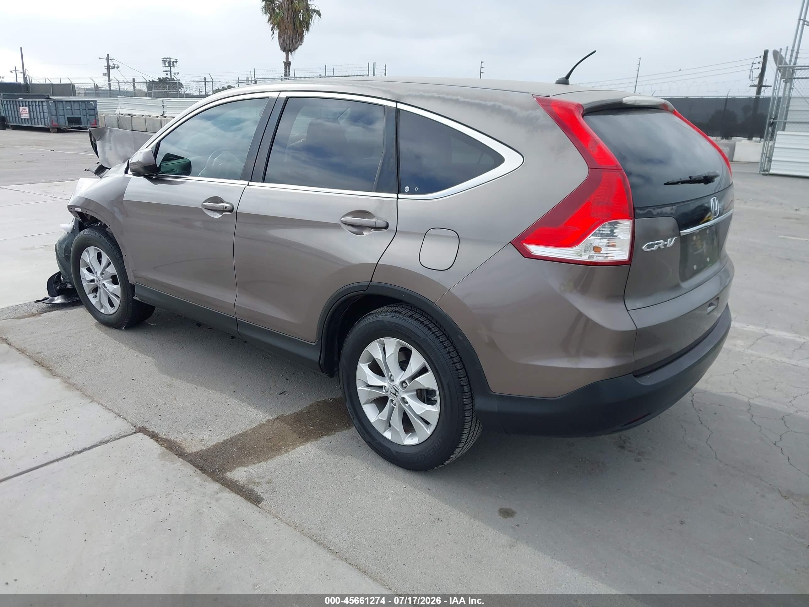 2012 Honda Cr-v Ex Серый vin: 5J6RM3H59CL028101