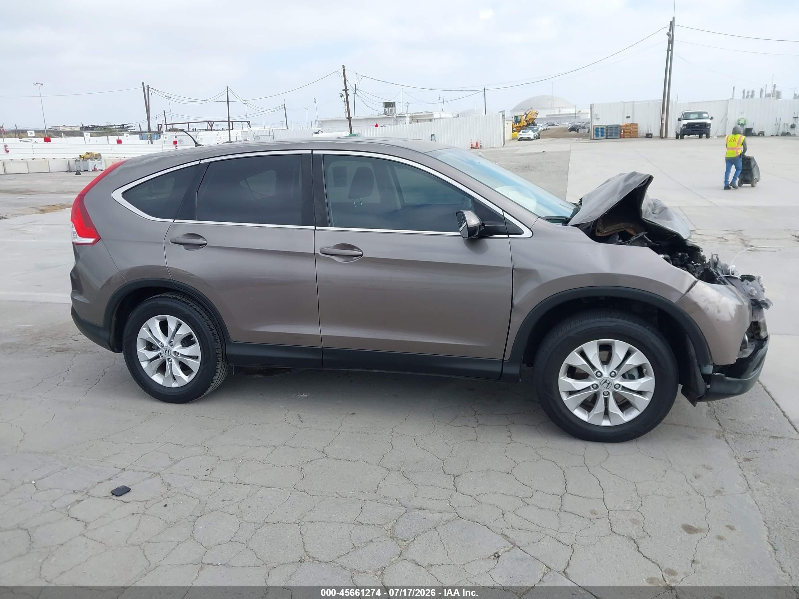 2012 Honda Cr-v Ex Серый vin: 5J6RM3H59CL028101