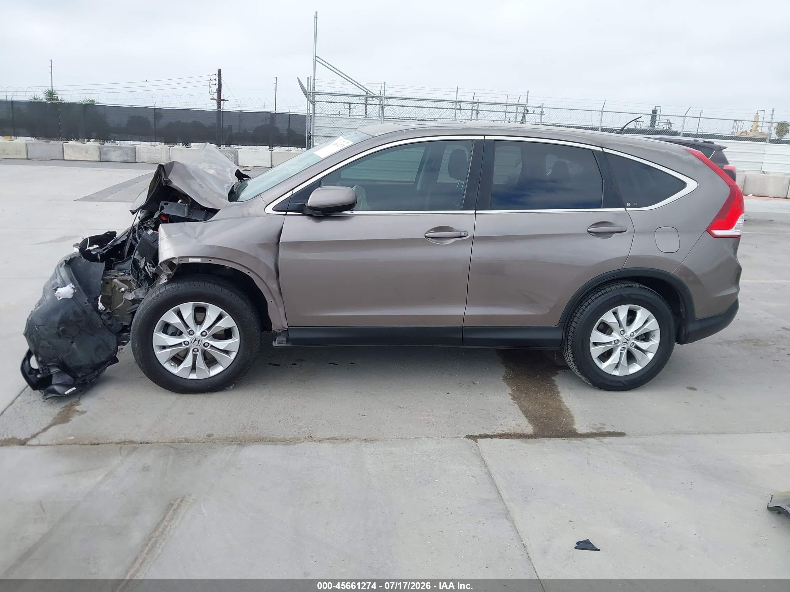 2012 Honda Cr-v Ex Серый vin: 5J6RM3H59CL028101