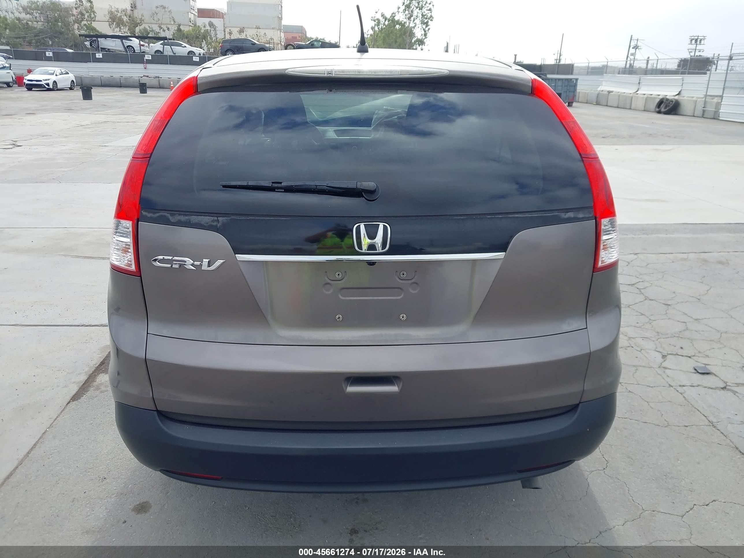 2012 Honda Cr-v Ex Серый vin: 5J6RM3H59CL028101