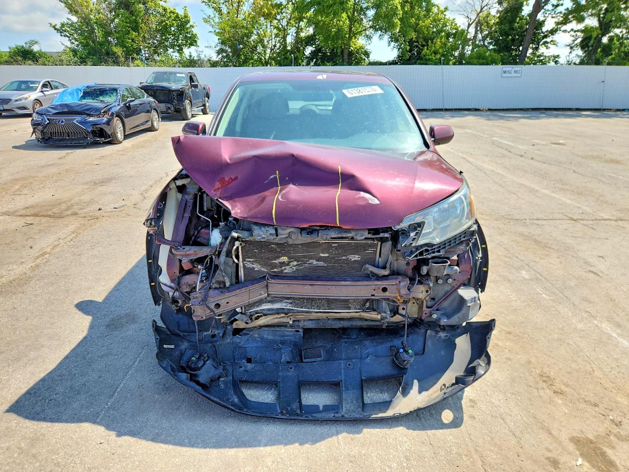 2012 Honda Cr-v Ex Burgundy vin: 5J6RM3H59CL031127