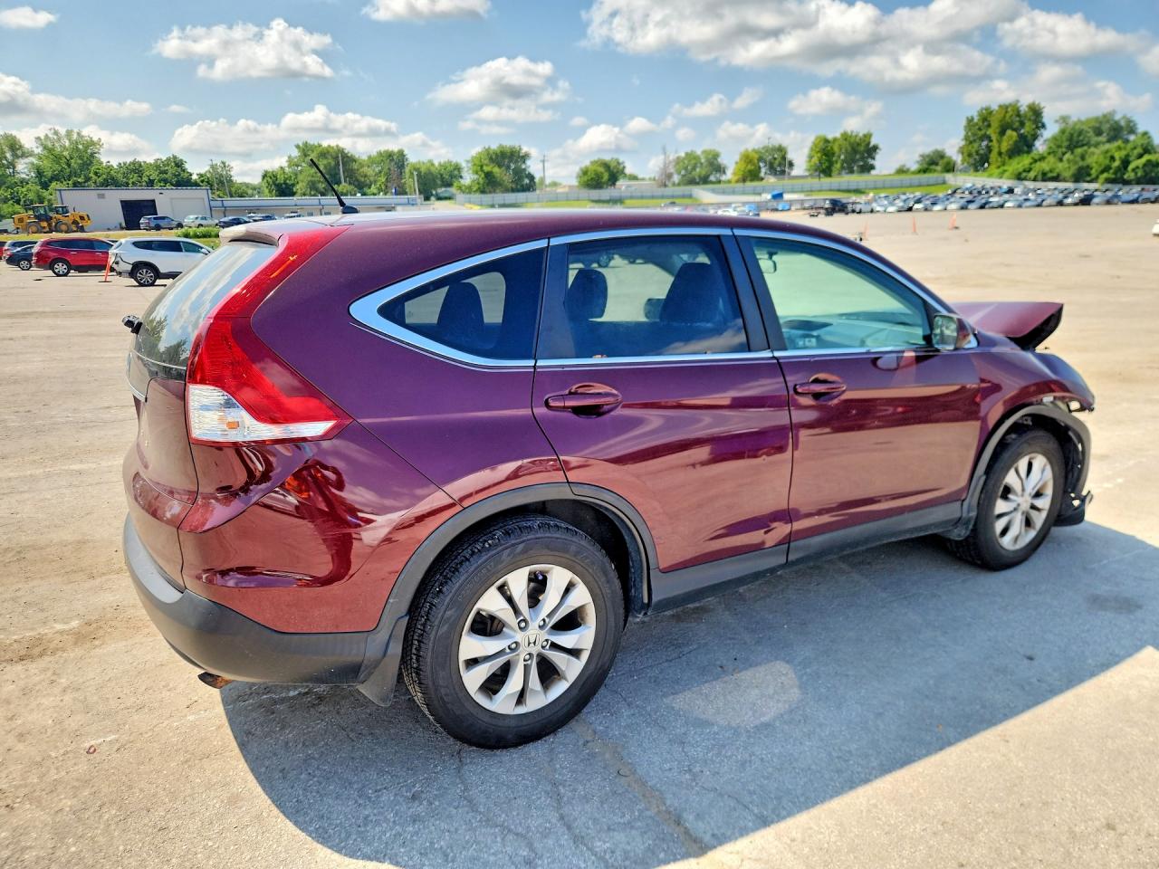 2012 Honda Cr-v Ex Burgundy vin: 5J6RM3H59CL031127