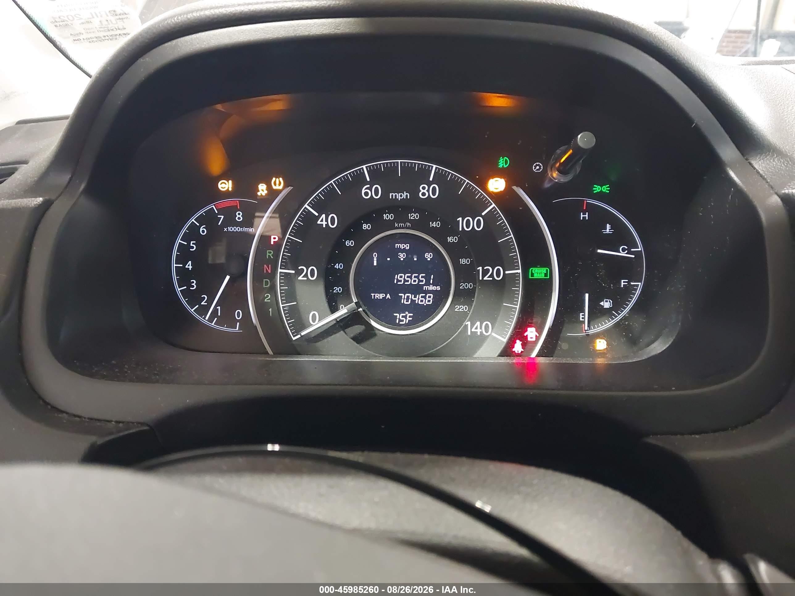 2012 Honda Cr-v Ex Dark Brown vin: 5J6RM3H59CL038708