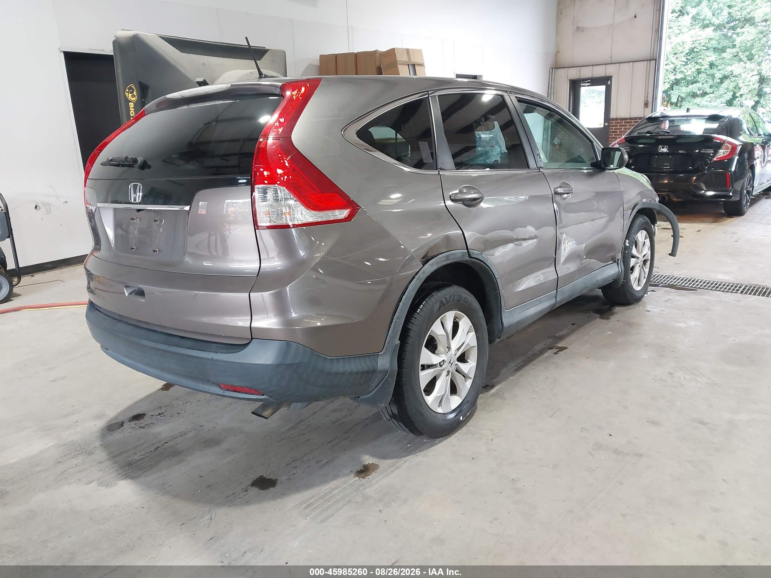 2012 Honda Cr-v Ex Dark Brown vin: 5J6RM3H59CL038708