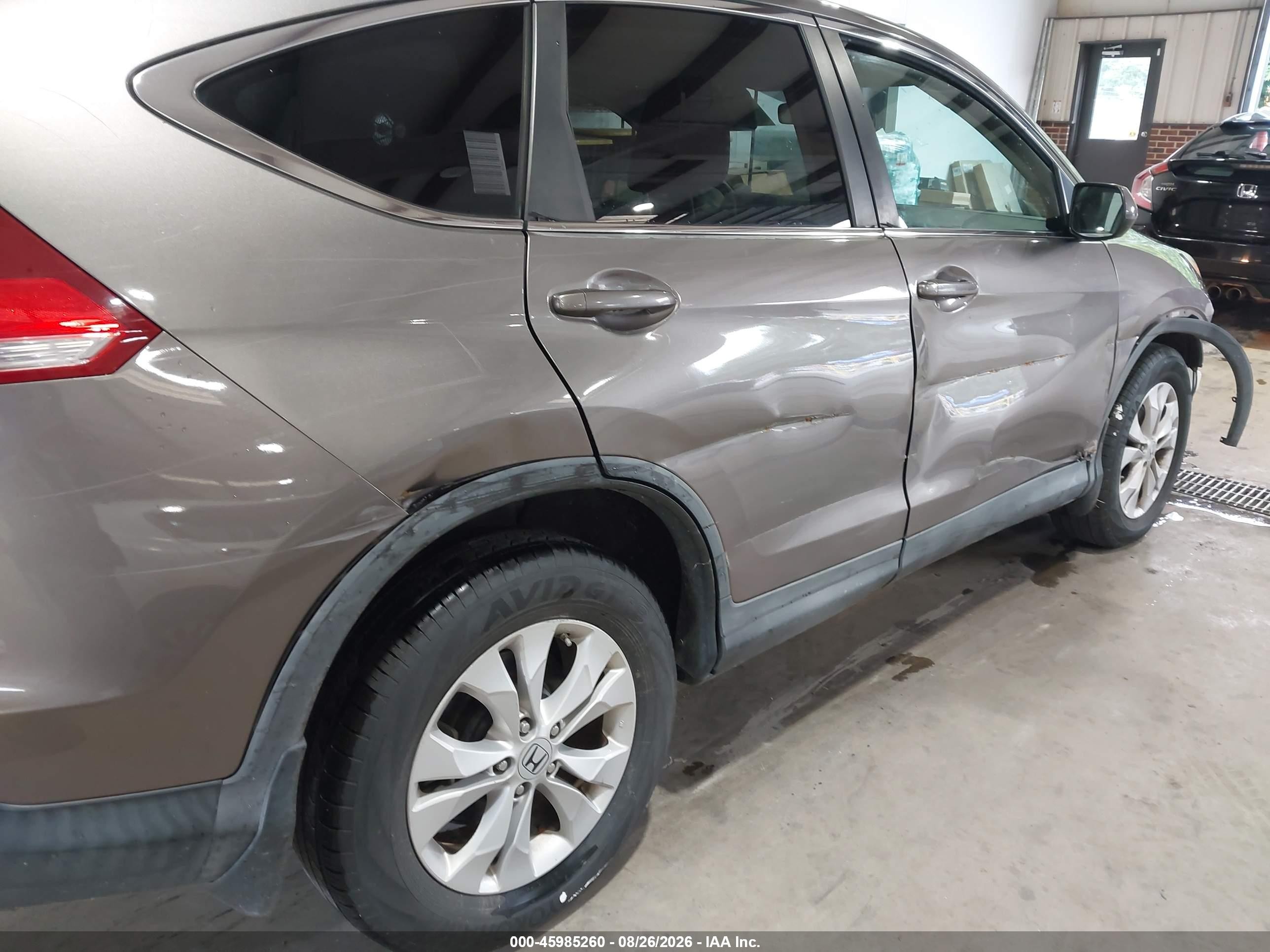 2012 Honda Cr-v Ex Dark Brown vin: 5J6RM3H59CL038708