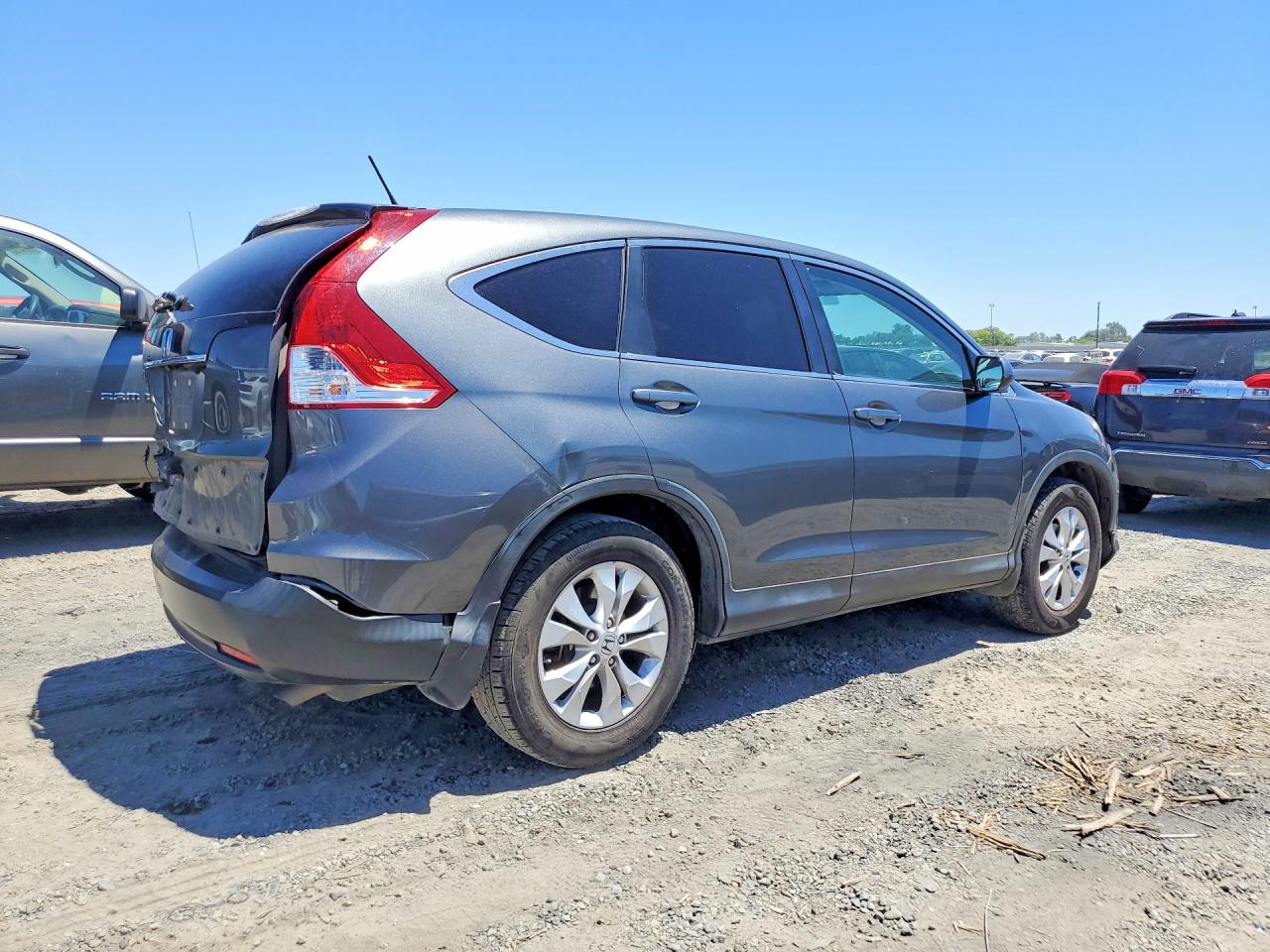 2013 Honda Cr-v Ex Gray vin: 5J6RM3H59DL000915