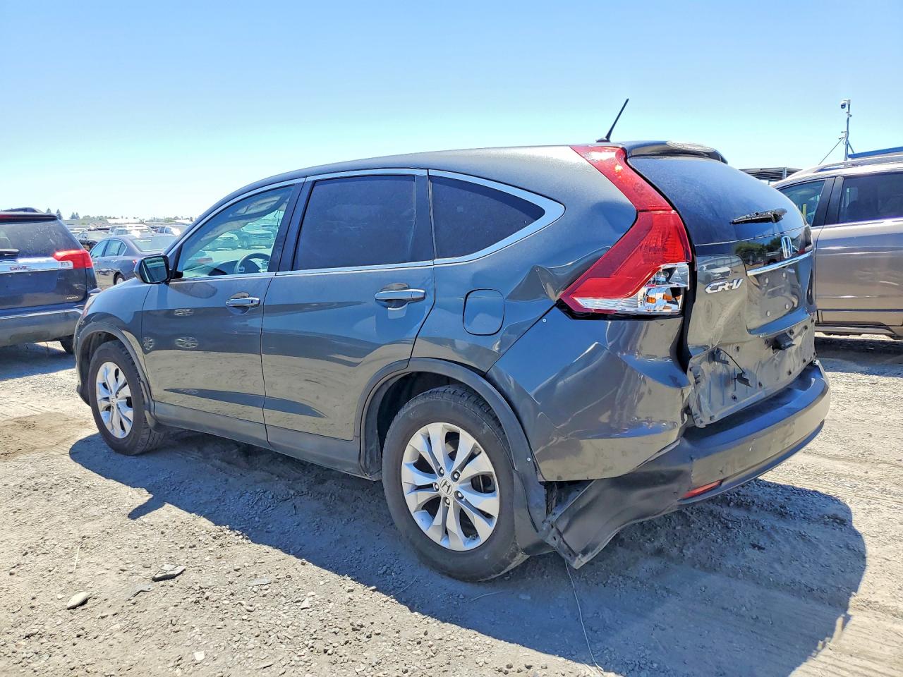2013 Honda Cr-v Ex Gray vin: 5J6RM3H59DL000915