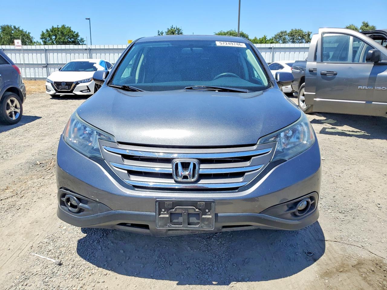 2013 Honda Cr-v Ex Gray vin: 5J6RM3H59DL000915