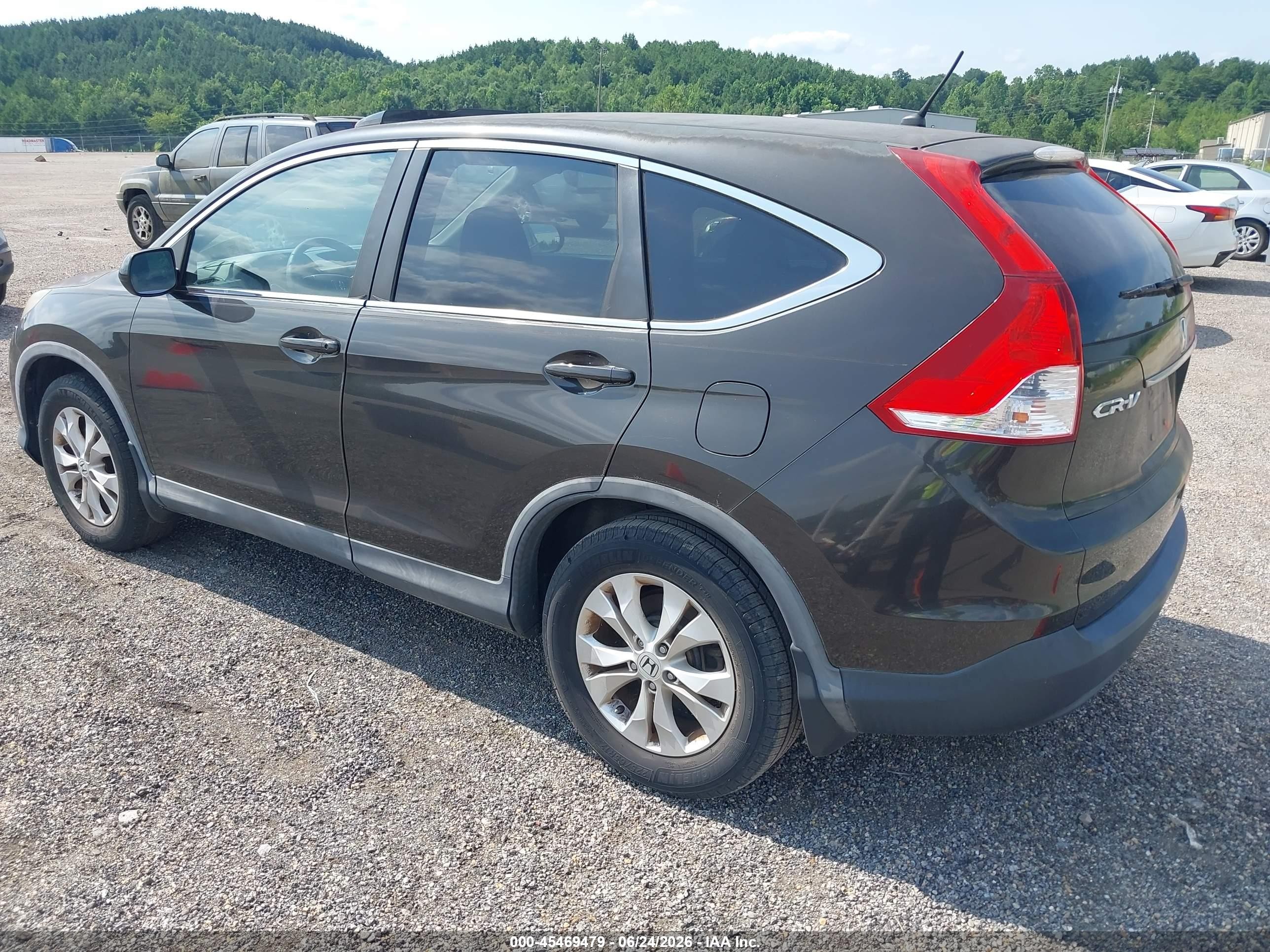 2013 Honda Cr-v Ex Purple vin: 5J6RM3H59DL020257