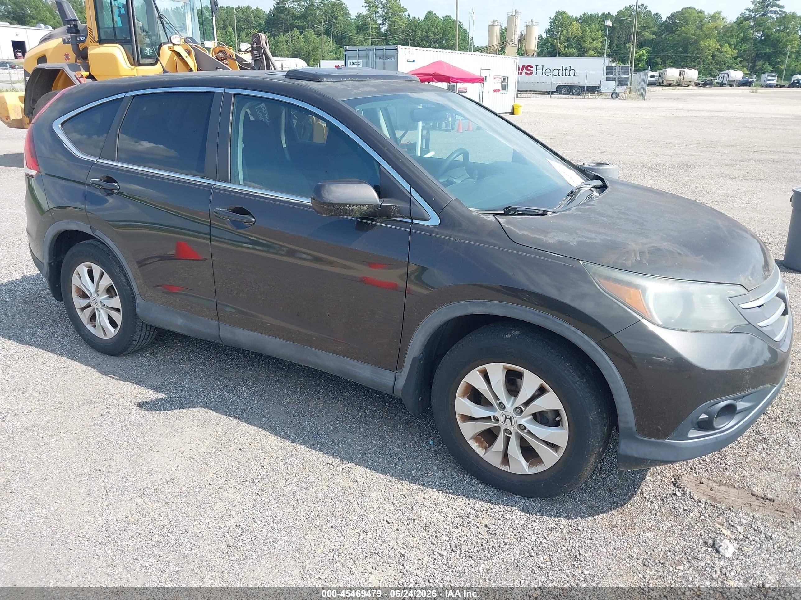 2013 Honda Cr-v Ex Purple vin: 5J6RM3H59DL020257