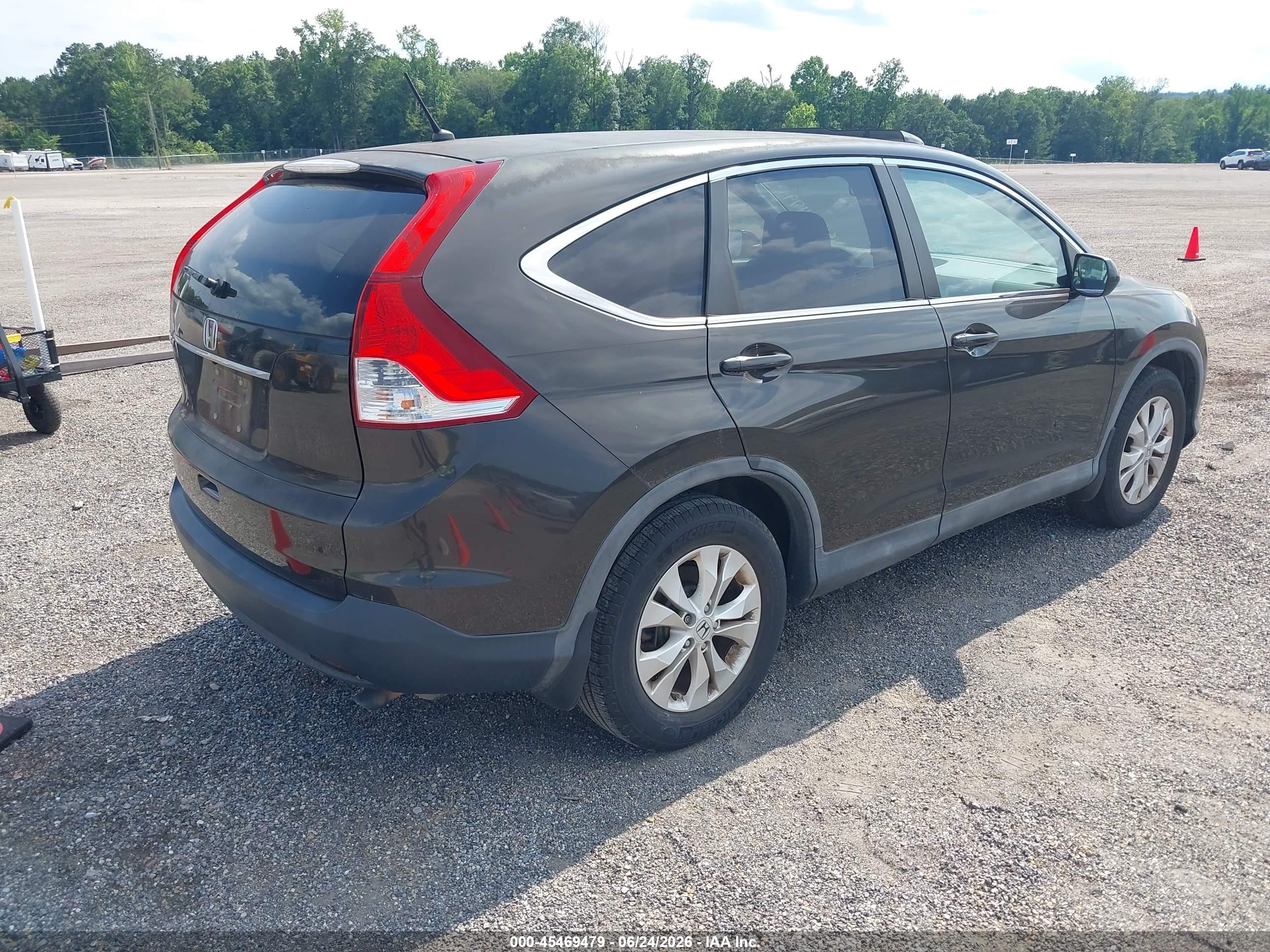 2013 Honda Cr-v Ex Purple vin: 5J6RM3H59DL020257