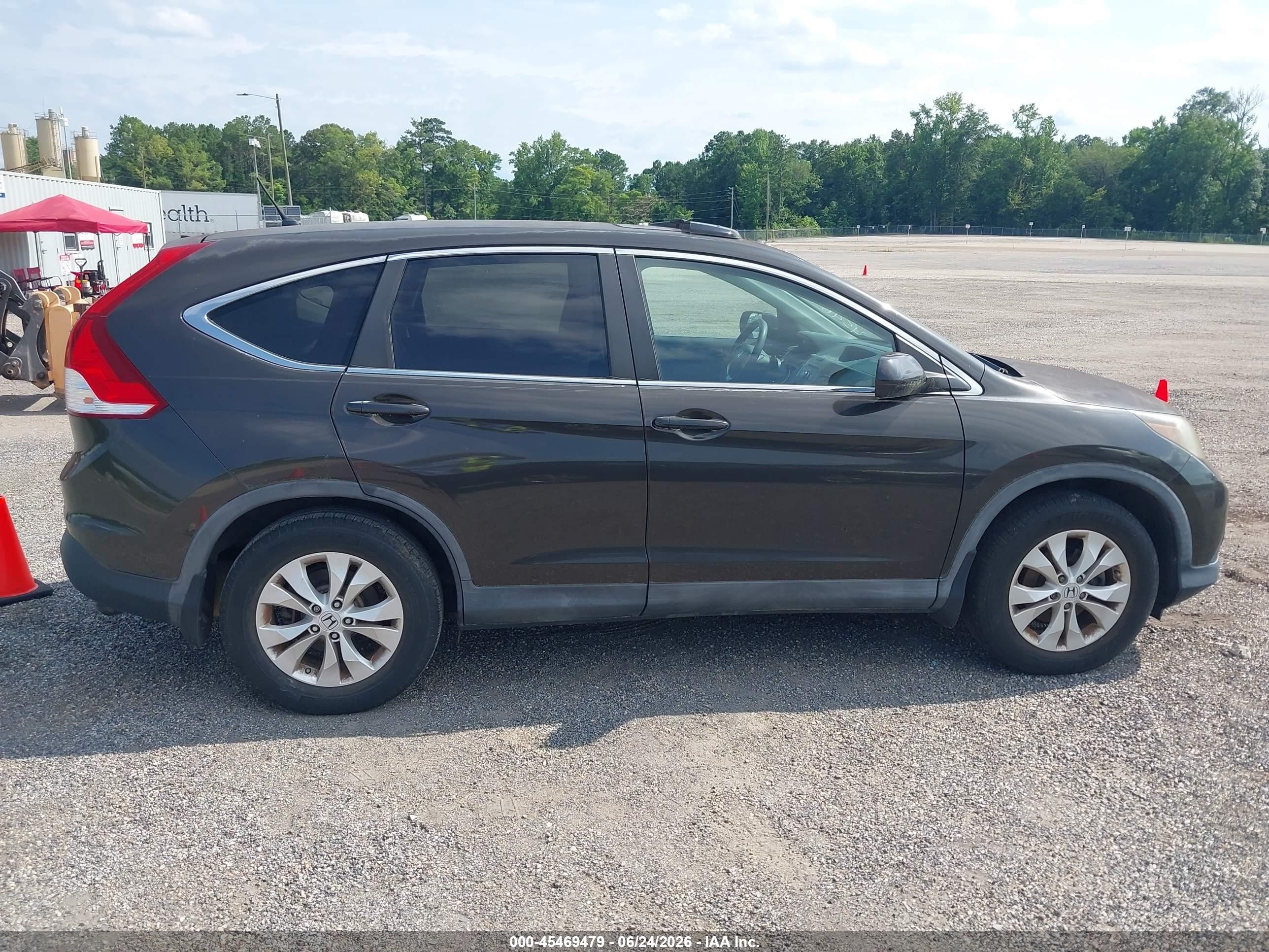 2013 Honda Cr-v Ex Purple vin: 5J6RM3H59DL020257