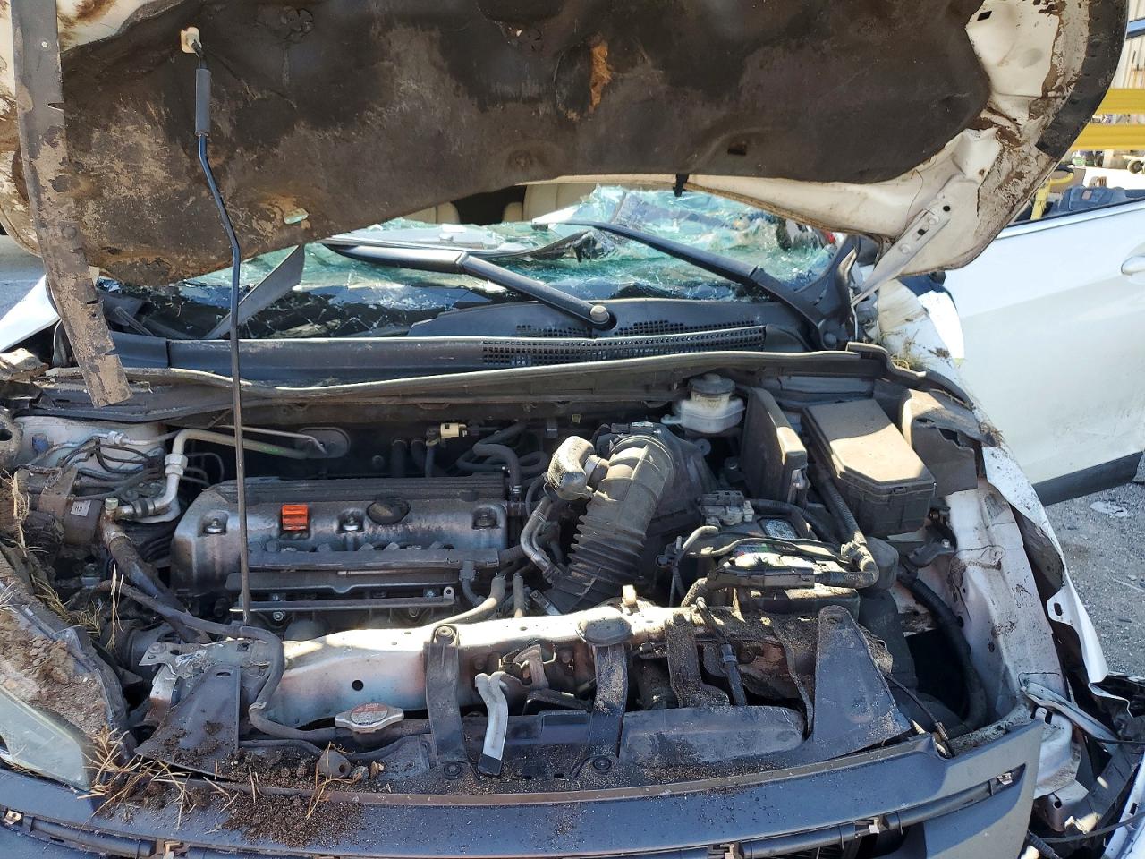 2014 Honda Cr-v Ex Белый vin: 5J6RM3H59EL015514