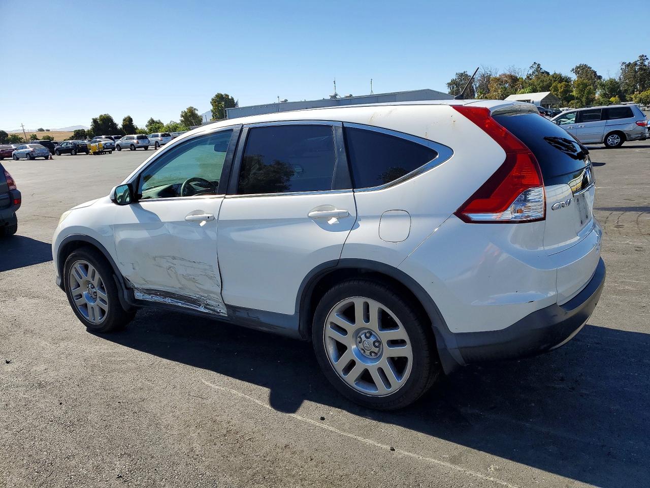 2014 Honda Cr-v Ex Белый vin: 5J6RM3H59EL028490