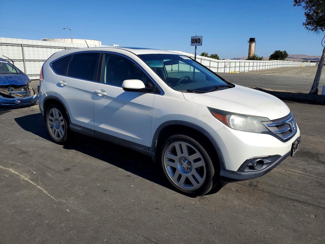 2014 Honda Cr-v Ex Белый vin: 5J6RM3H59EL028490
