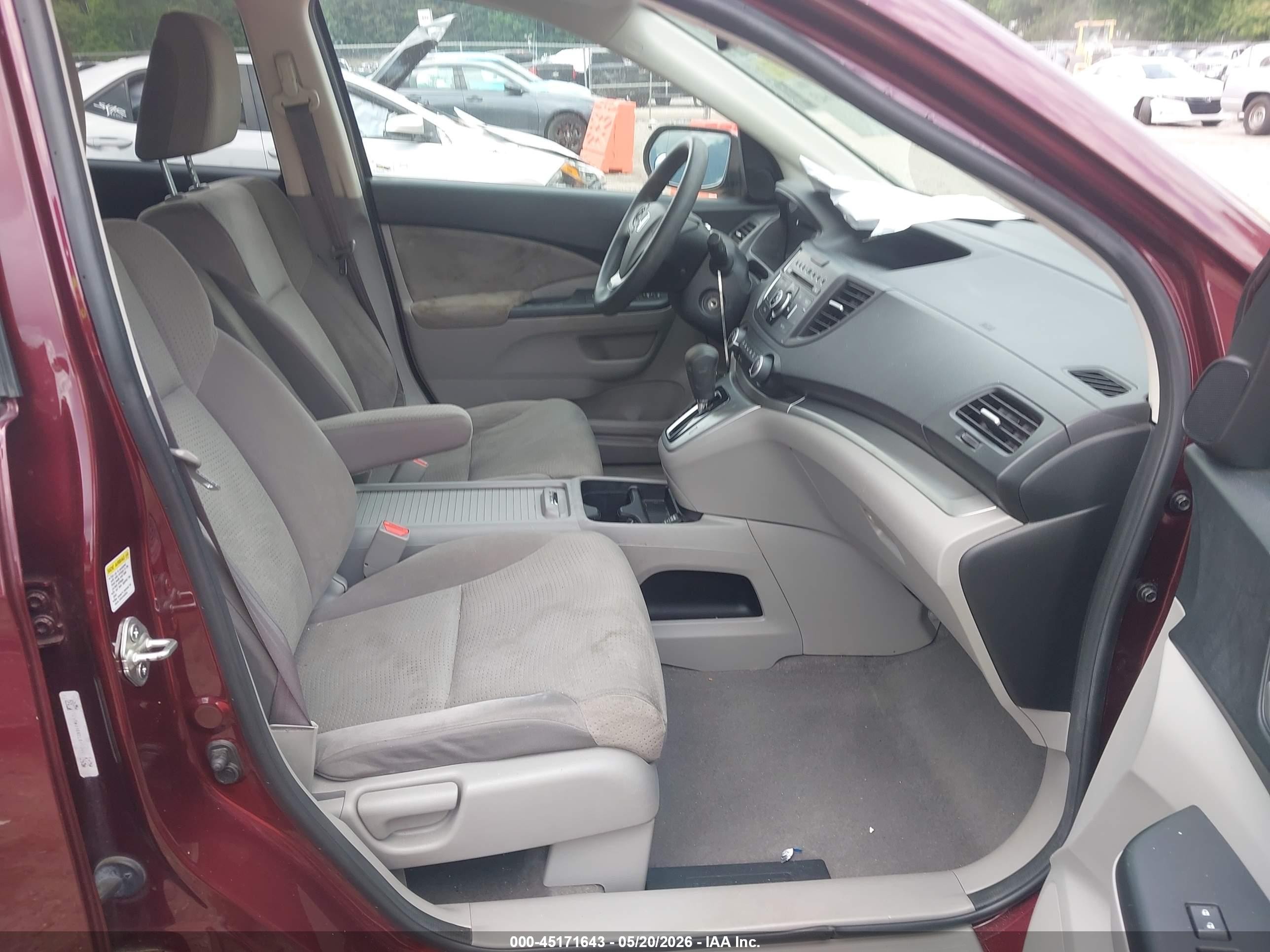 2012 Honda Cr-v Ex Бордовый vin: 5J6RM3H5XCL019343