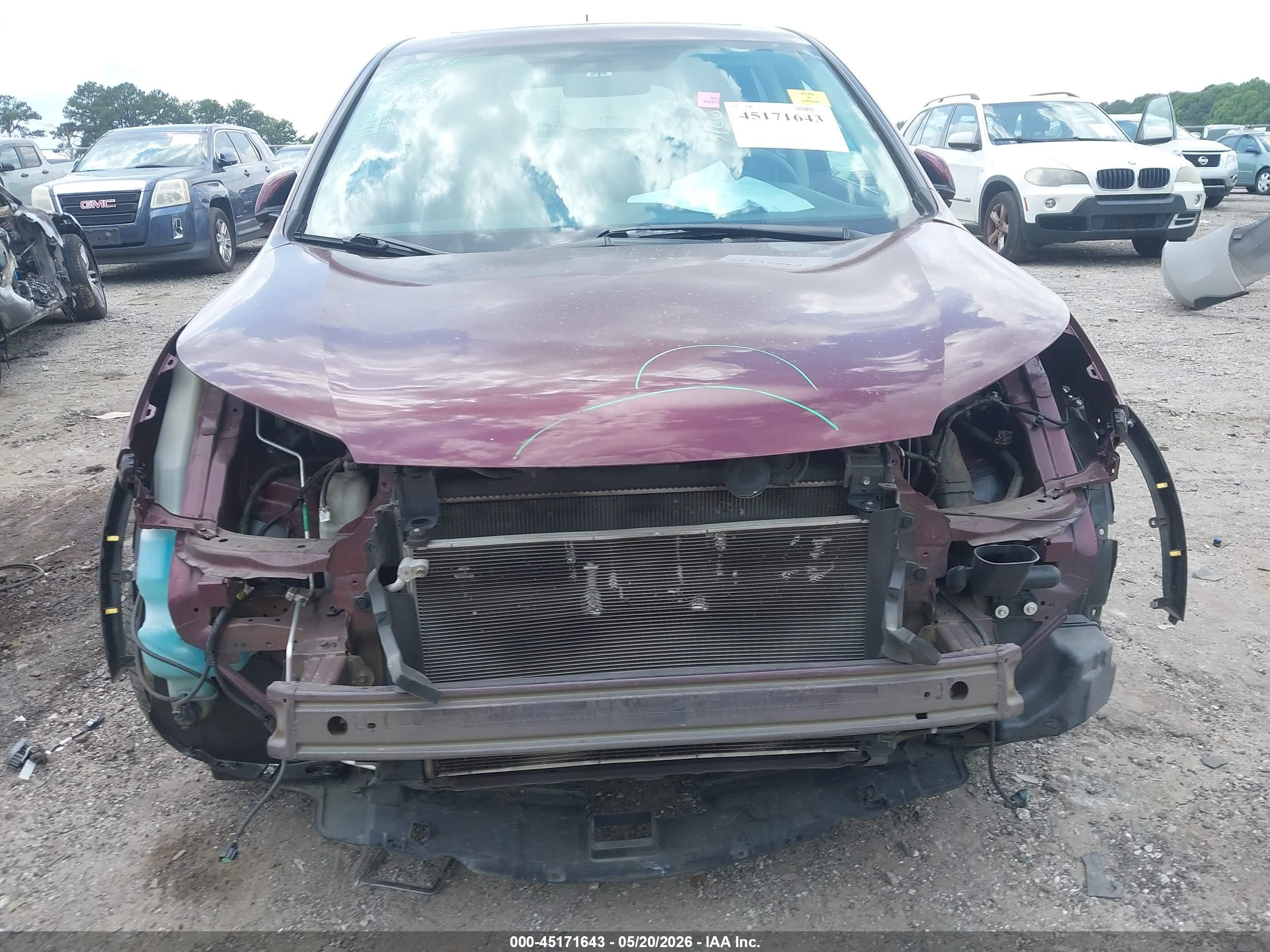 2012 Honda Cr-v Ex Бордовый vin: 5J6RM3H5XCL019343