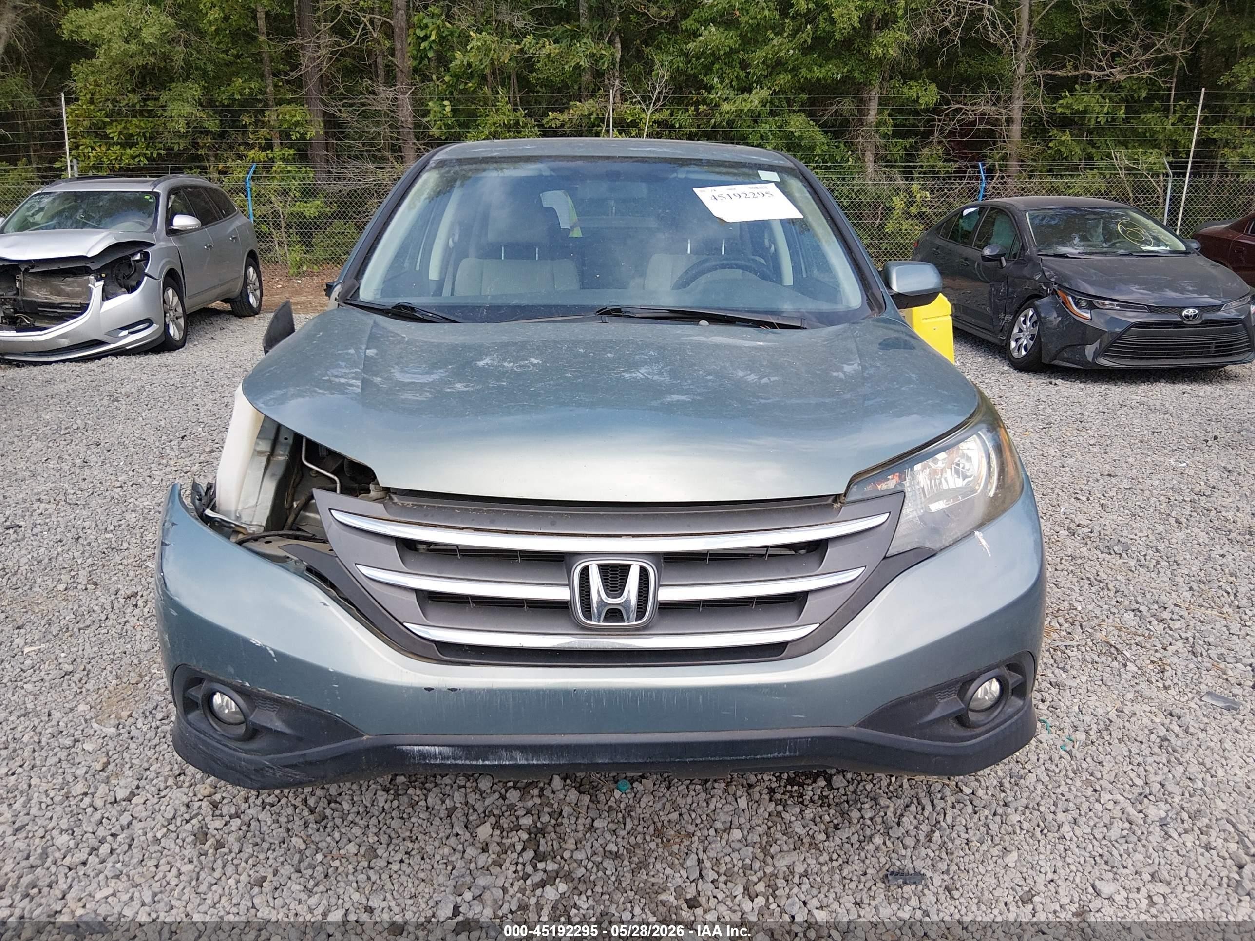 2012 Honda Cr-v Ex Beige vin: 5J6RM3H5XCL024817