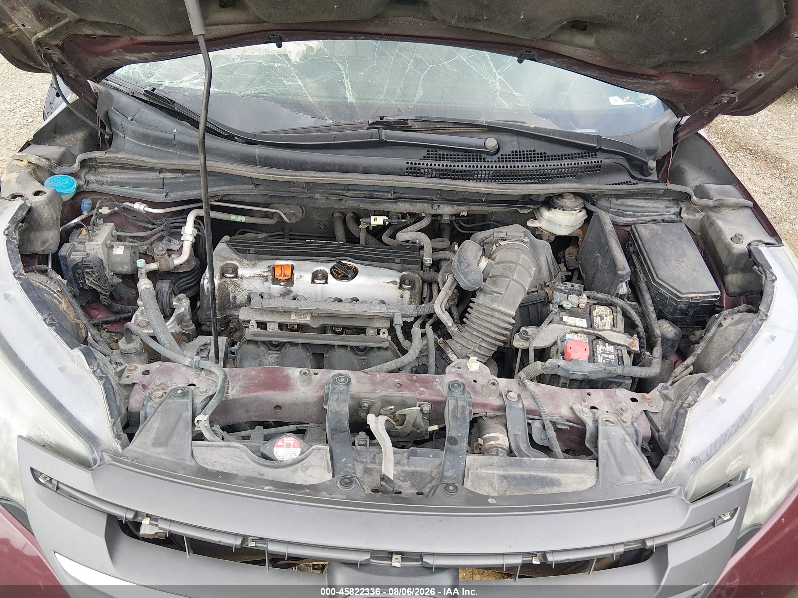 2013 Honda Cr-v Ex Maroon vin: 5J6RM3H5XDL001104