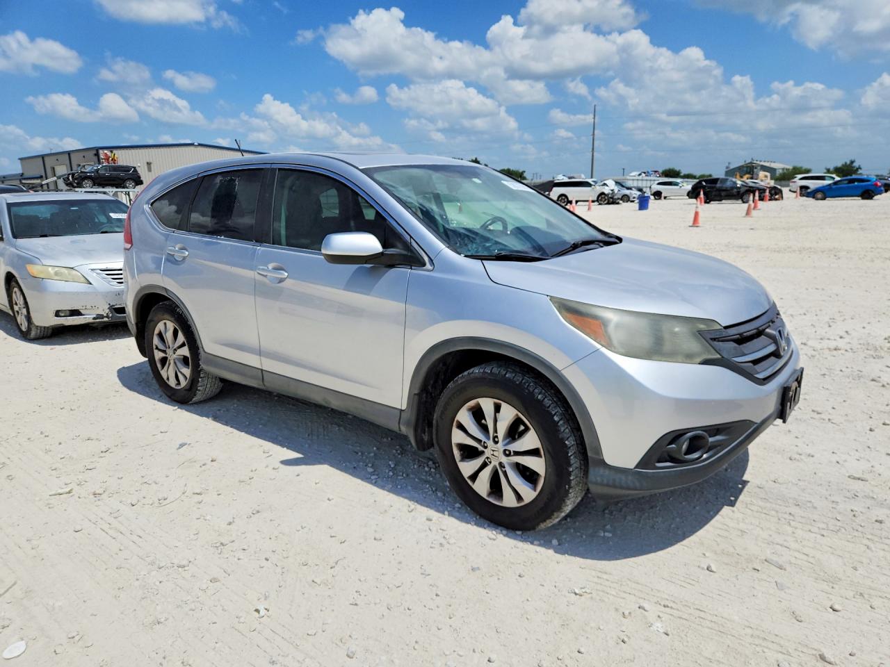 2013 Honda Cr-v Ex Silver vin: 5J6RM3H5XDL039299