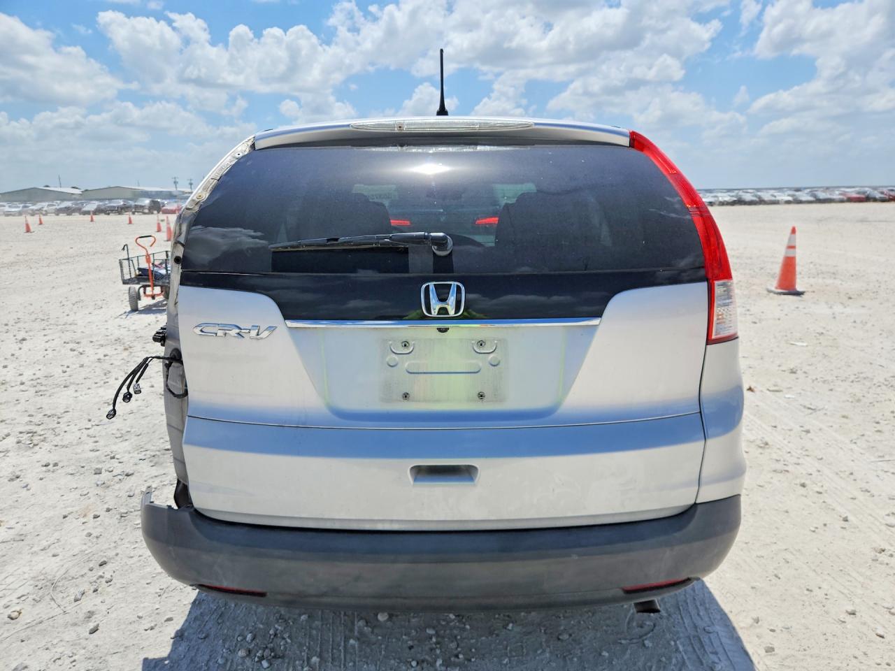 2013 Honda Cr-v Ex Silver vin: 5J6RM3H5XDL039299